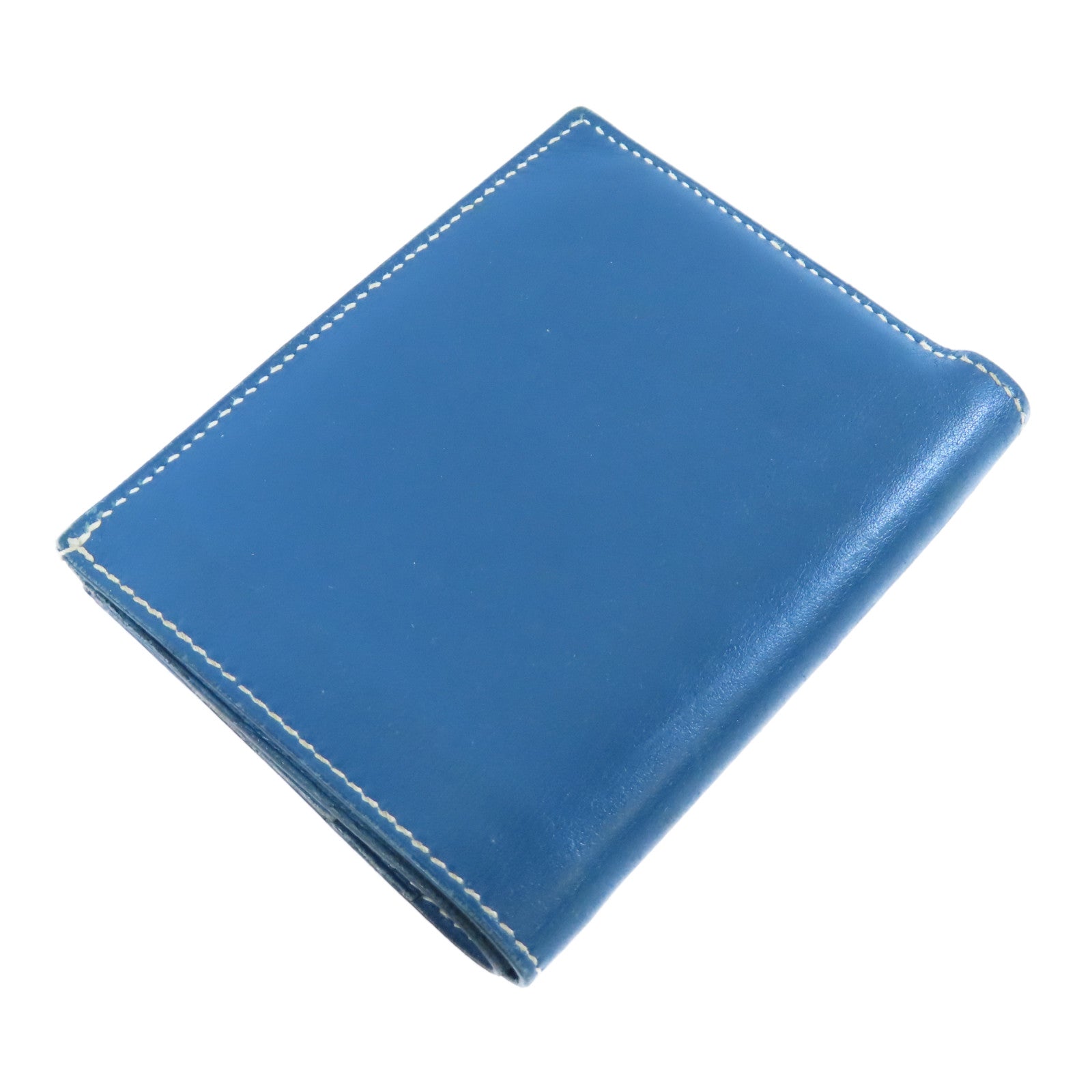 HERMES 皮革Card Case卡片套藍色