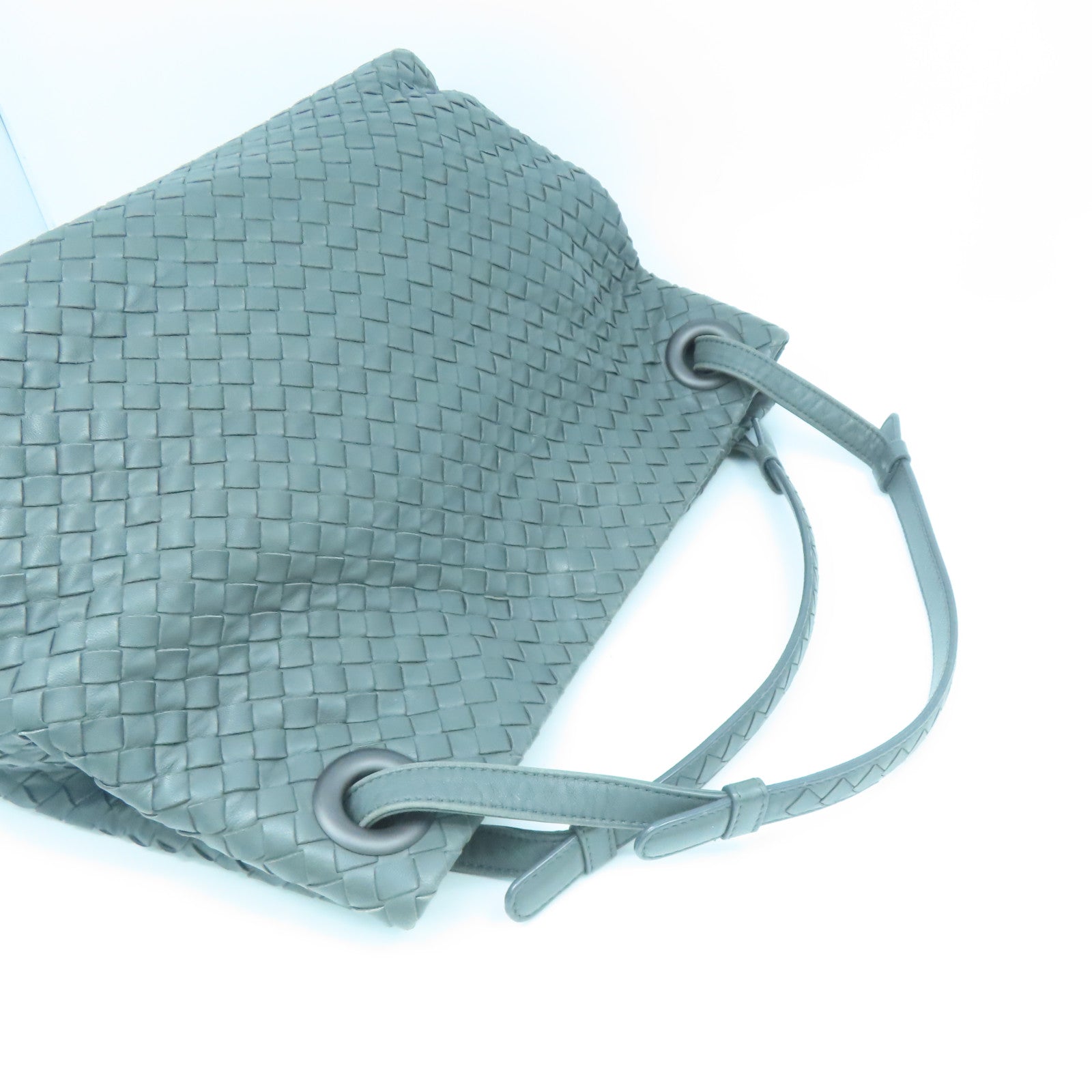 BOTTEGA VENETA 牛皮皮革Shoulder Bag手挽肩背兩用袋灰色