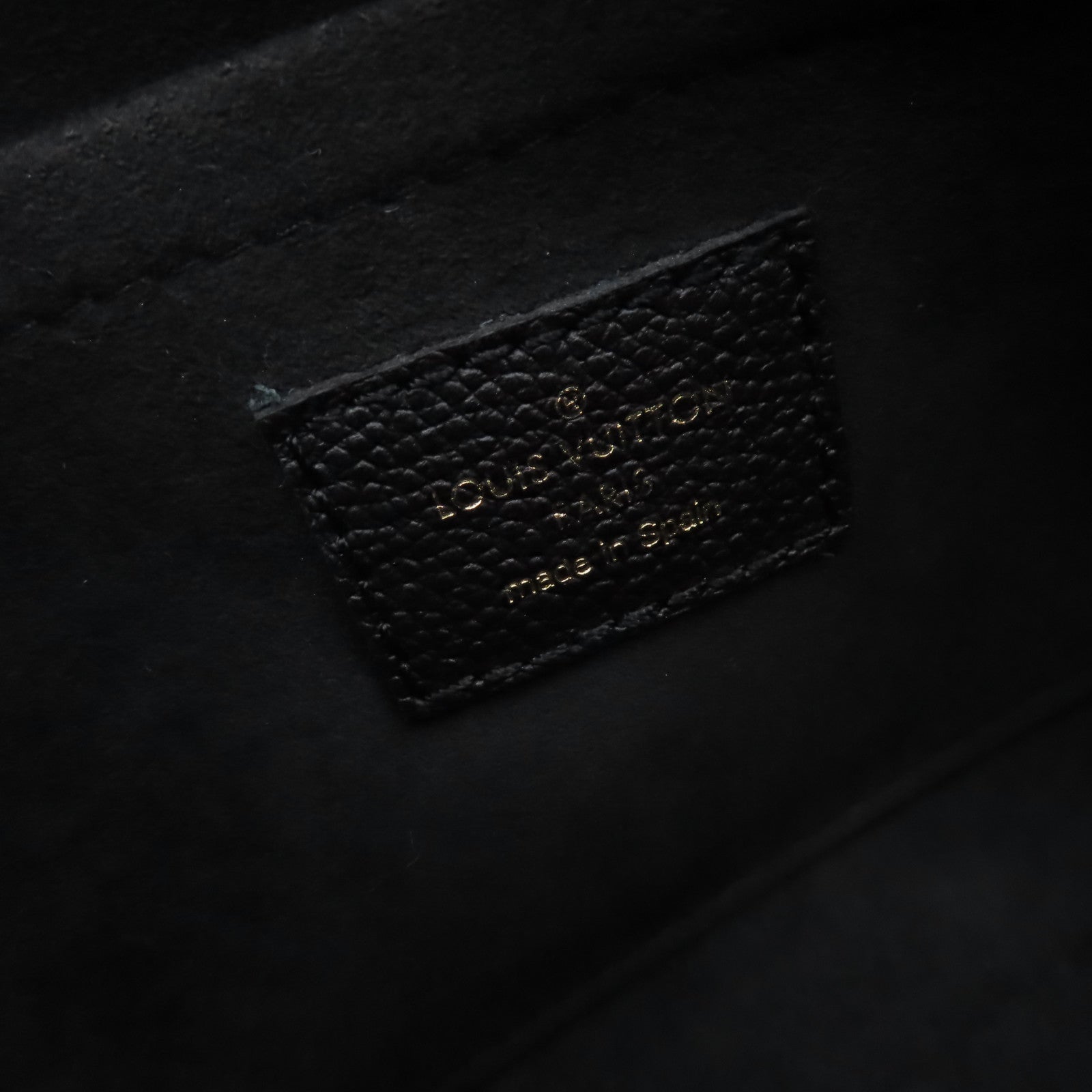 LOUIS VUITTON Monogram Empreinte Multi Pochette Accessories Shoulder Bag肩背袋黑色