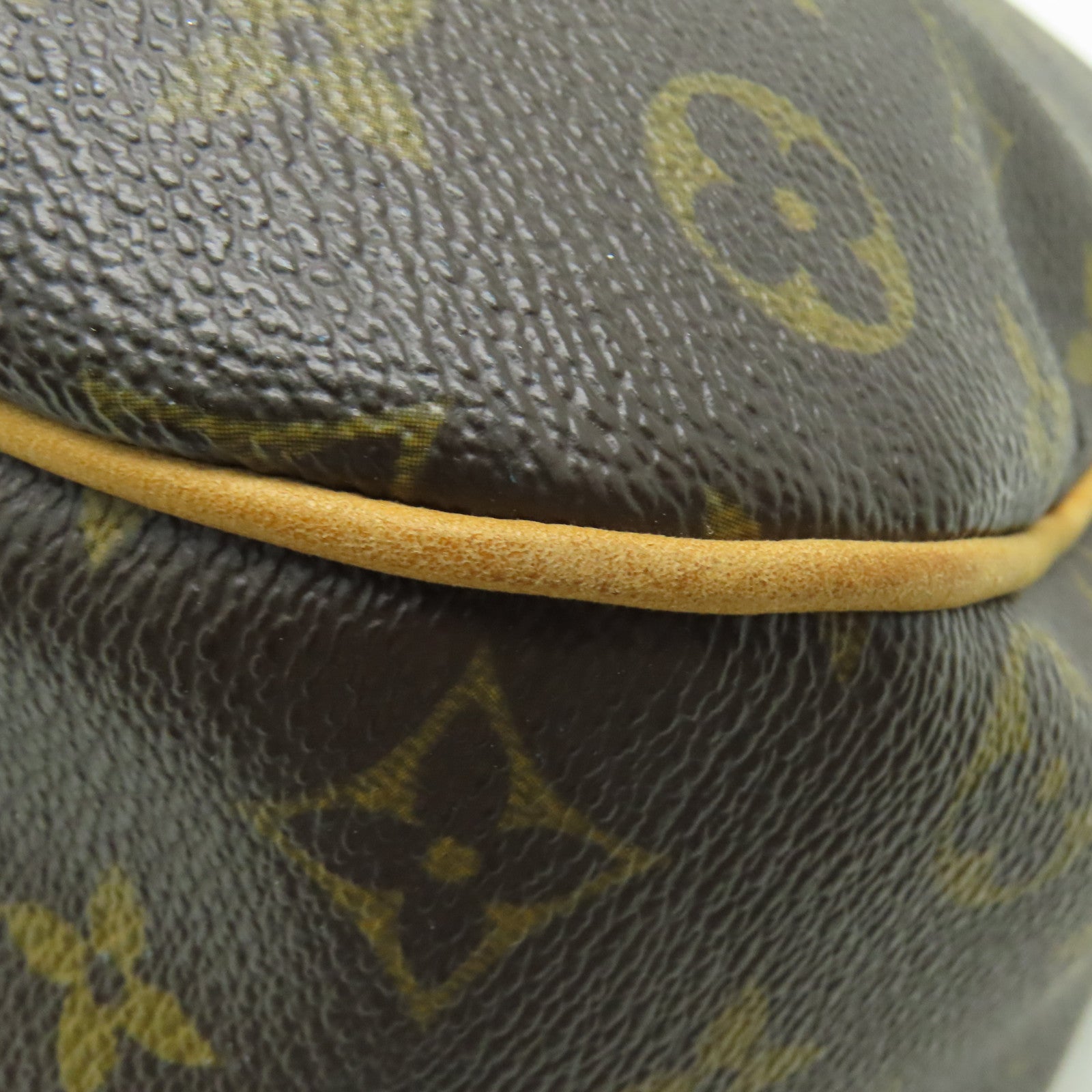 LOUIS VUITTON Monogram Galliera PM金扣肩背袋棕色