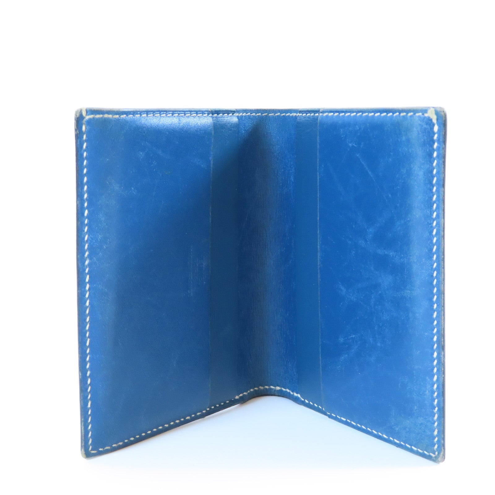 HERMES 皮革Card Case卡片套藍色