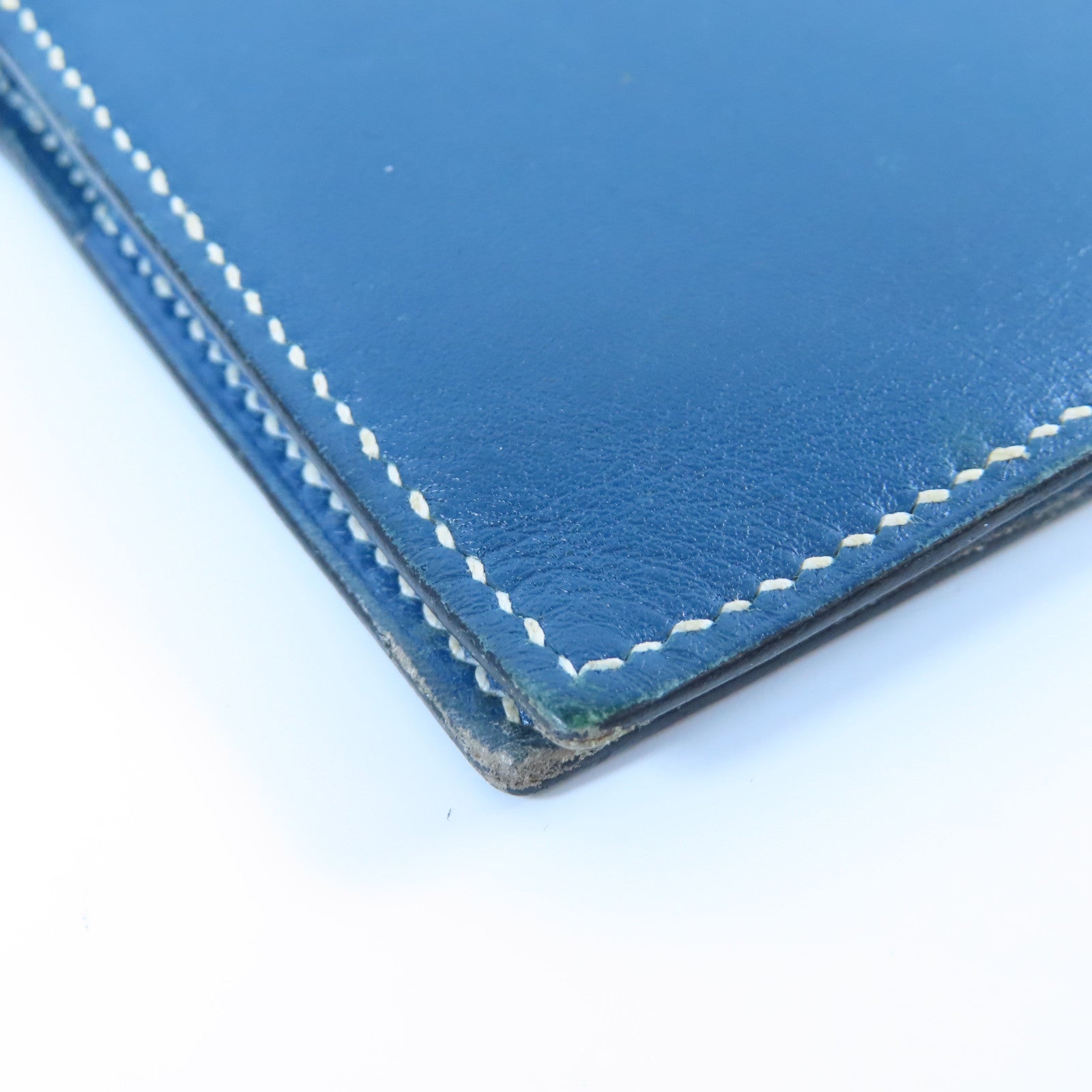 HERMES 皮革Card Case卡片套藍色