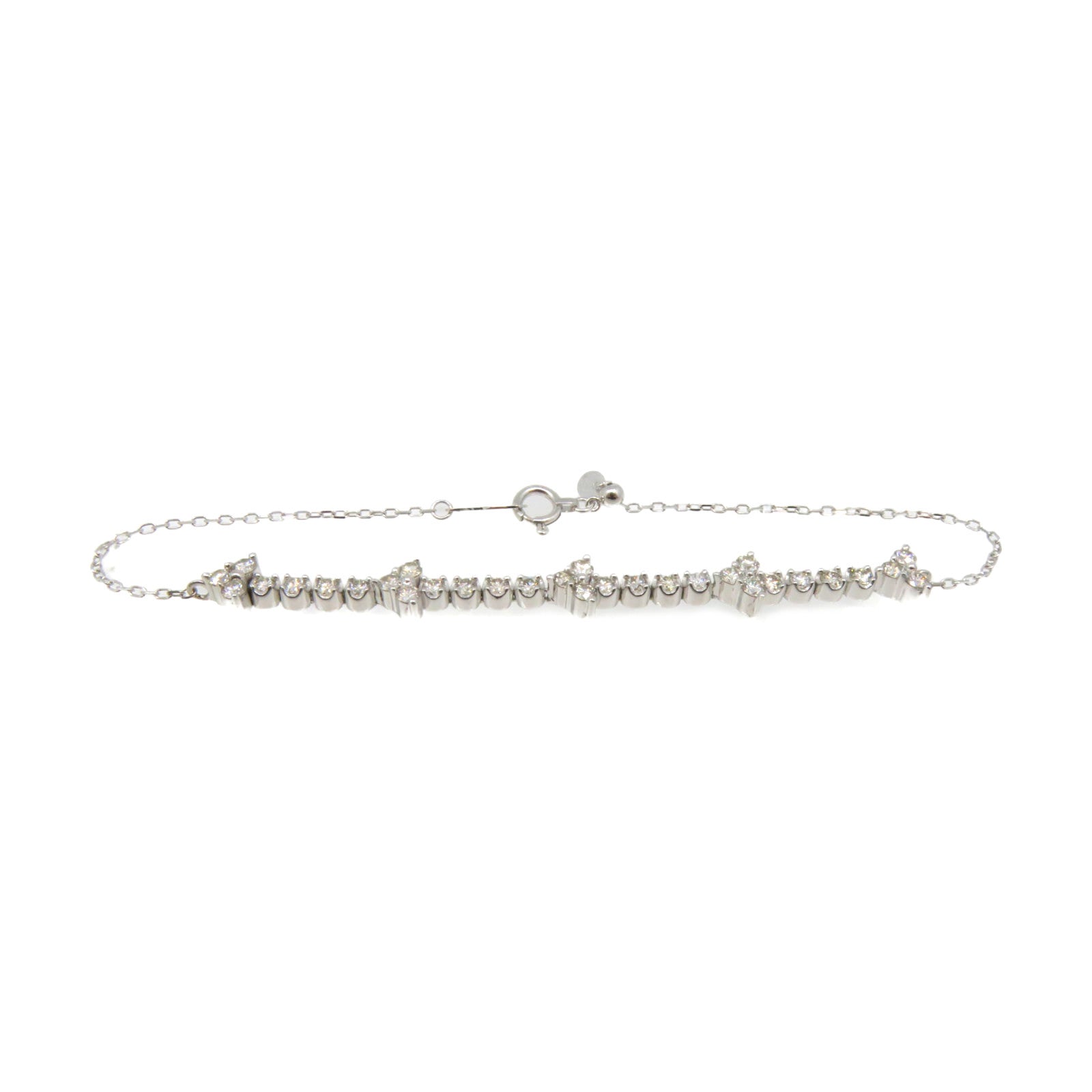 JEWELRY 【激減優惠】18K白金/1.0ct鑽石Diamond Bracelet手鏈