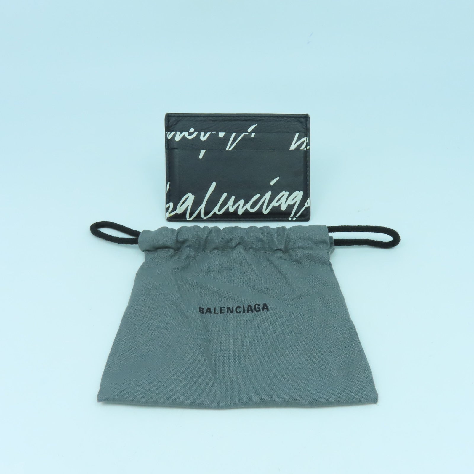 BALENCIAGA 羊皮皮革Card Case卡片套黑色