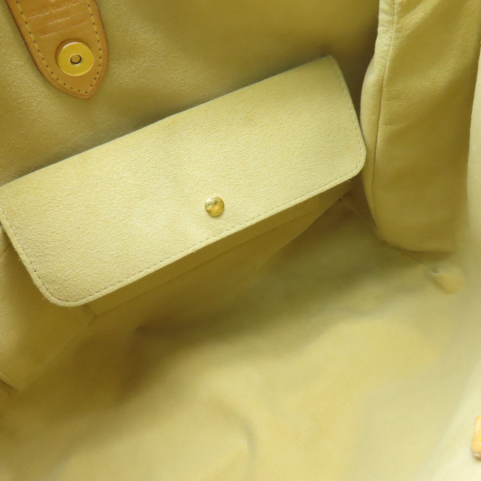 LOUIS VUITTON Monogram Galliera PM金扣肩背袋棕色