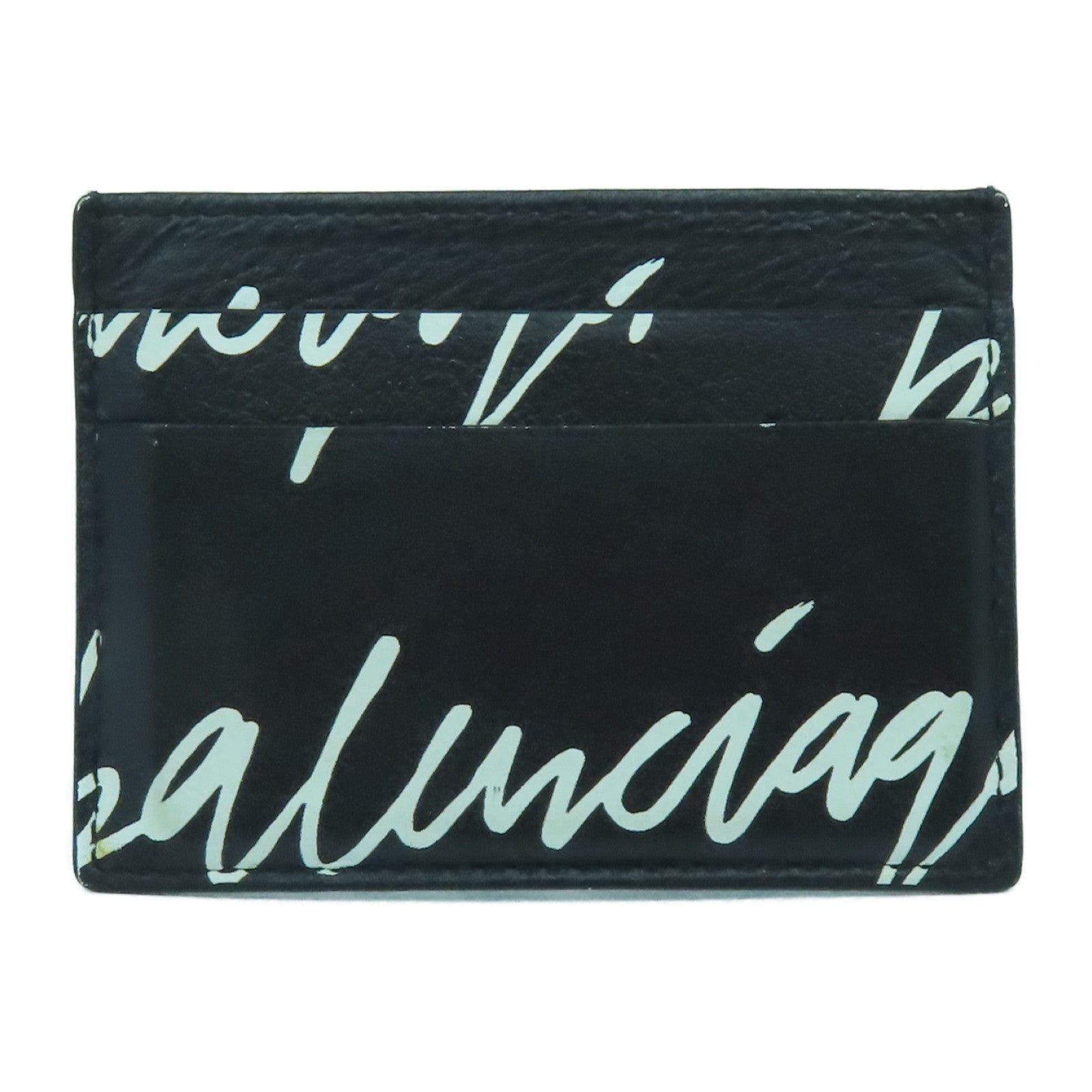 BALENCIAGA 羊皮皮革Card Case卡片套黑色