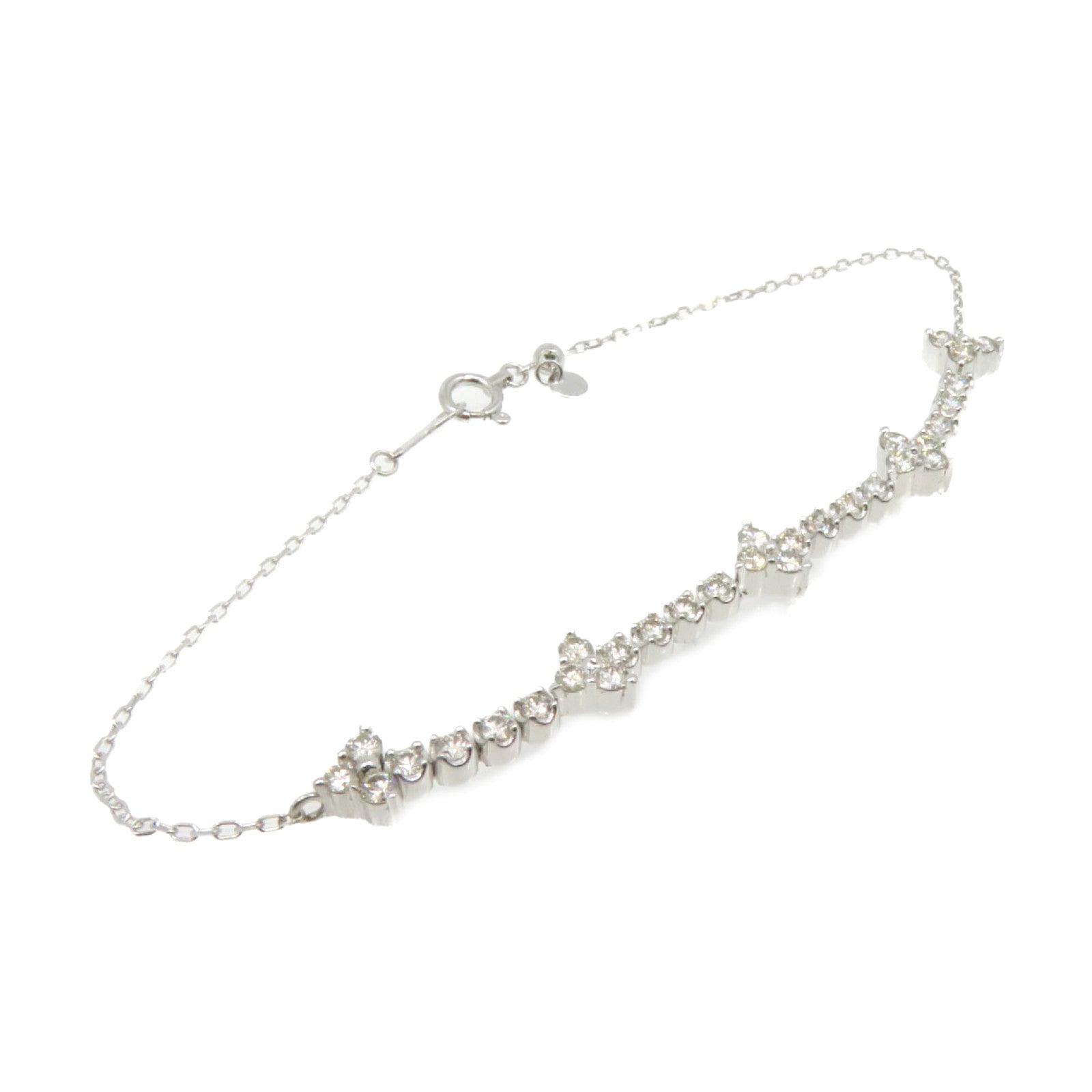 JEWELRY 【激減優惠】18K白金/1.0ct鑽石Diamond Bracelet手鏈