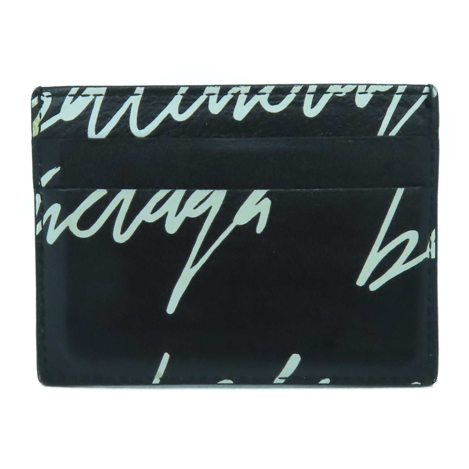 BALENCIAGA 羊皮皮革Card Case卡片套黑色