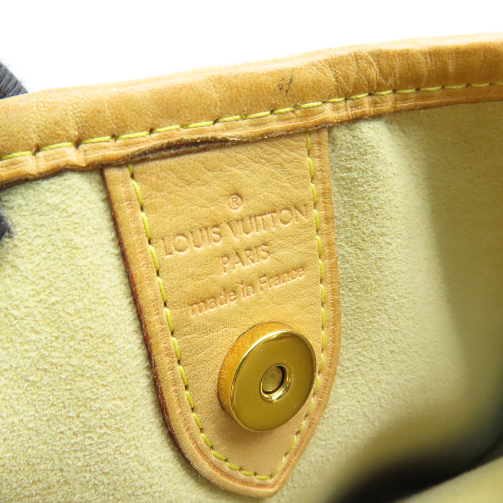 LOUIS VUITTON Monogram Galliera PM金扣肩背袋棕色