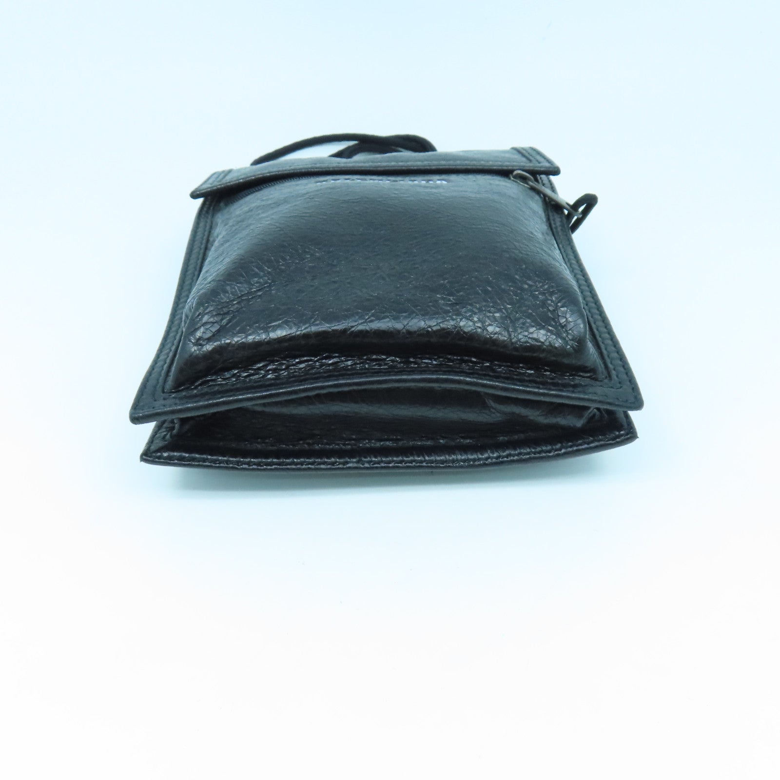 BALENCIAGA 羊皮皮革Shoulder Bag肩背袋黑色