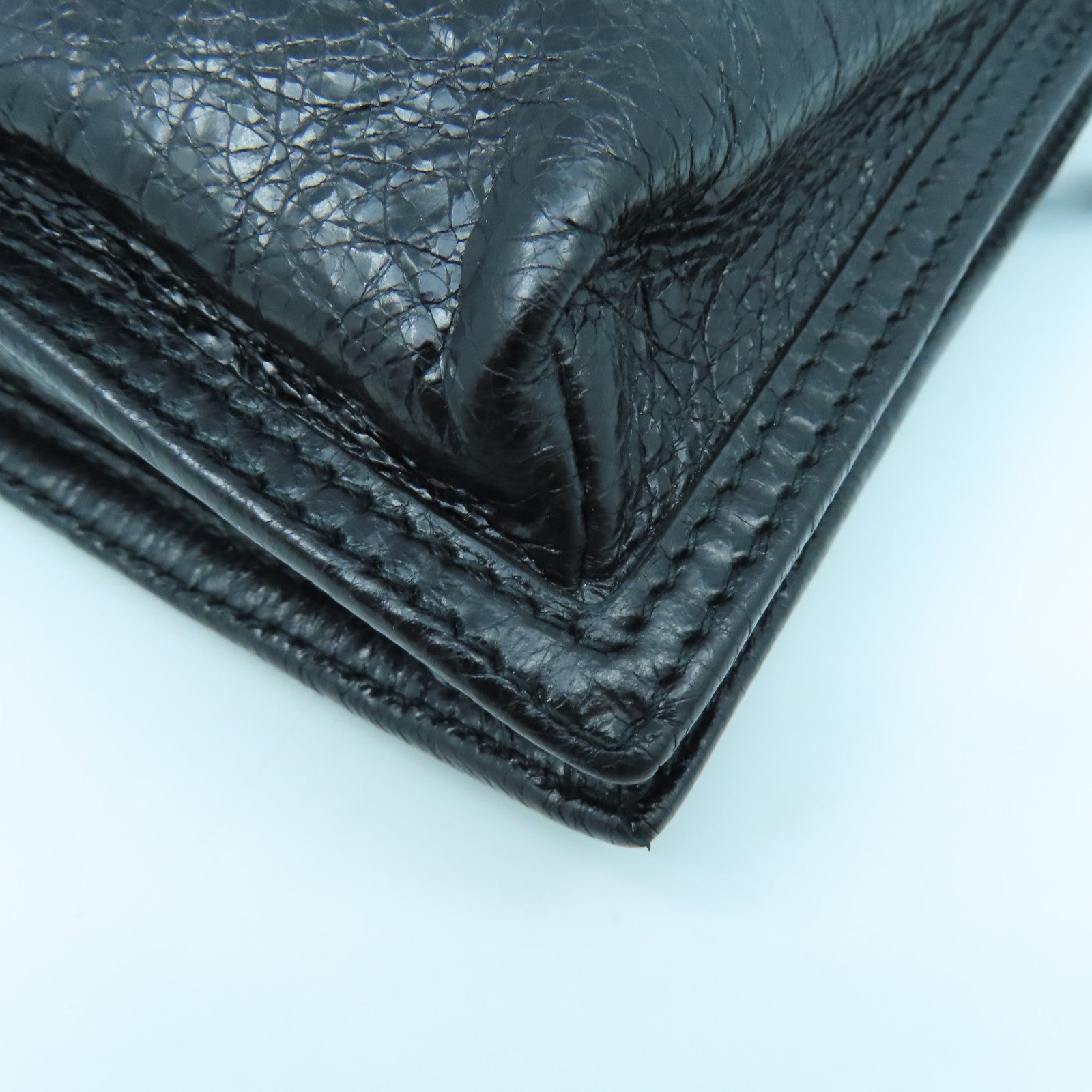BALENCIAGA 羊皮皮革Shoulder Bag肩背袋黑色