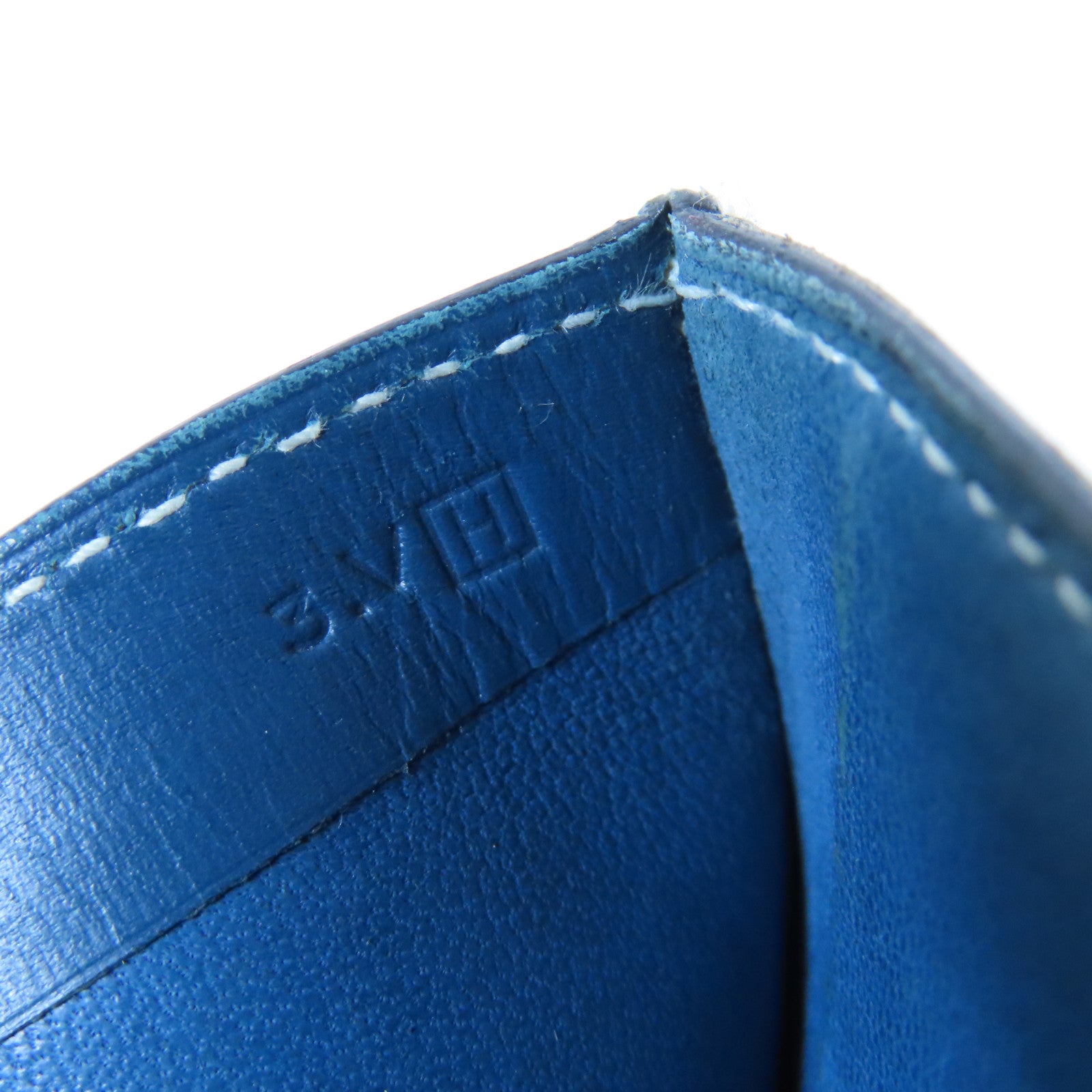HERMES 皮革Card Case卡片套藍色