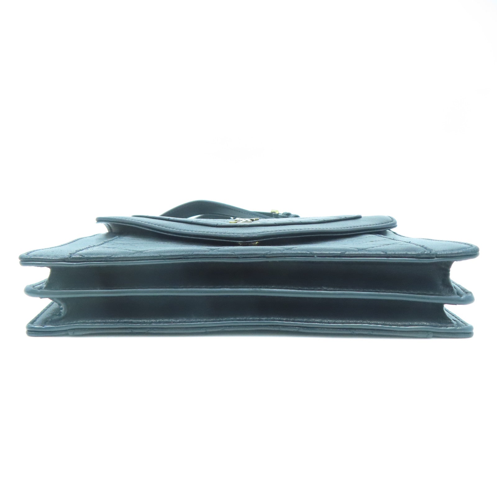 SAINT LAURENT 牛皮皮革Shoulder Bag金扣肩背袋黑色