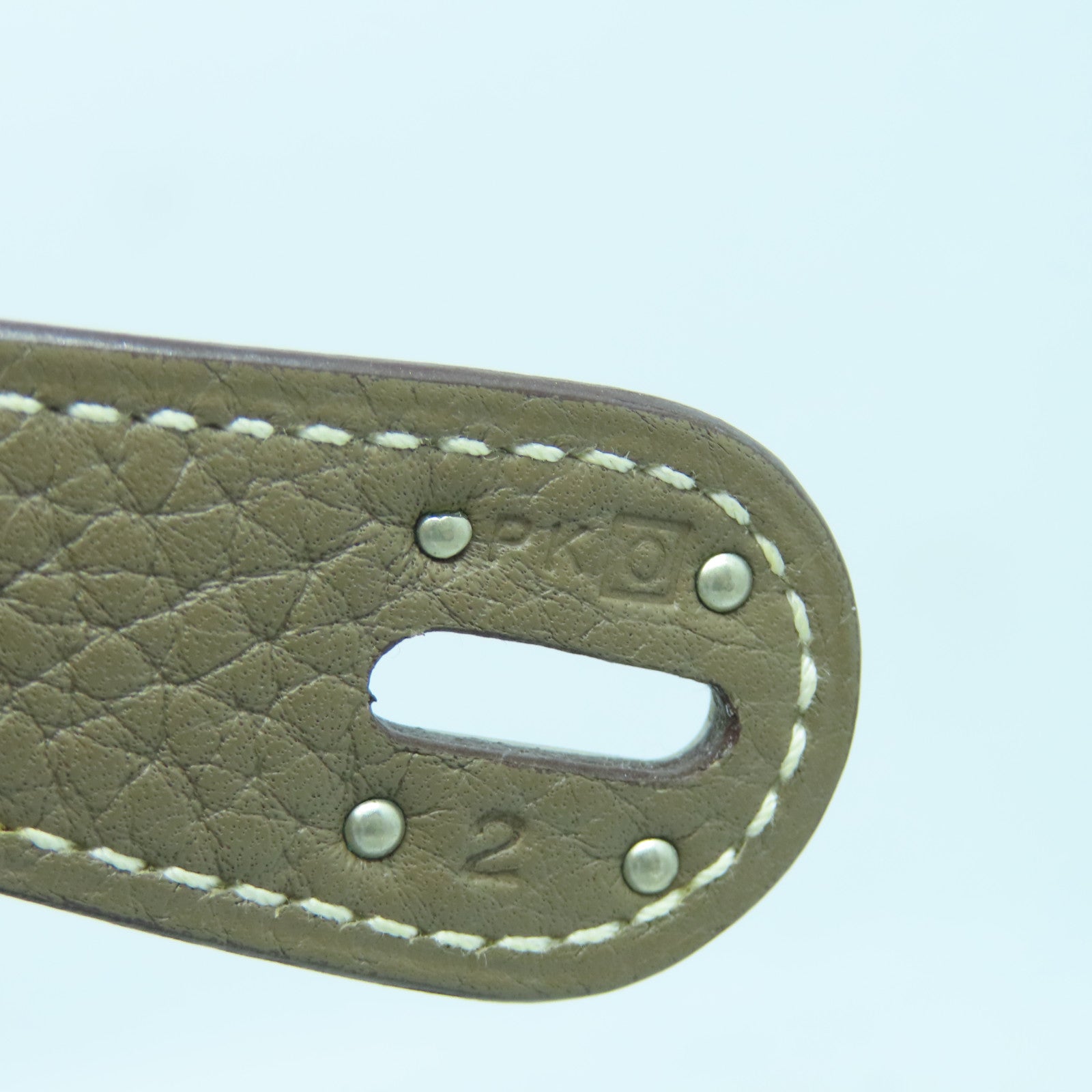 HERMES Taurillon Clemence皮革Lindy 30银扣手挽肩背两用袋大象灰