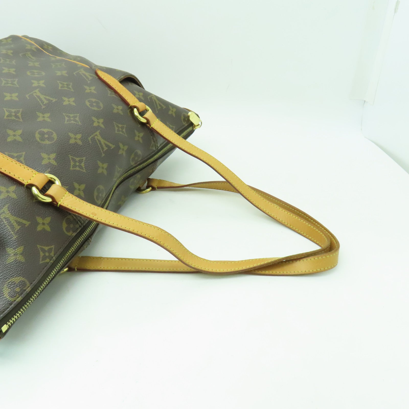 LOUIS VUITTON 【激減優惠】Monogram Totally GM金扣肩背袋棕色
