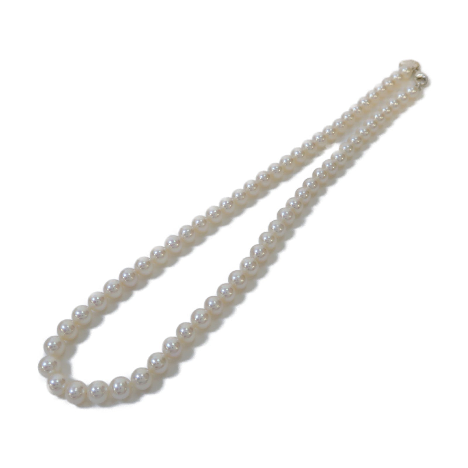TIFFANY＆CO 珍珠Necklace銀扣項鏈