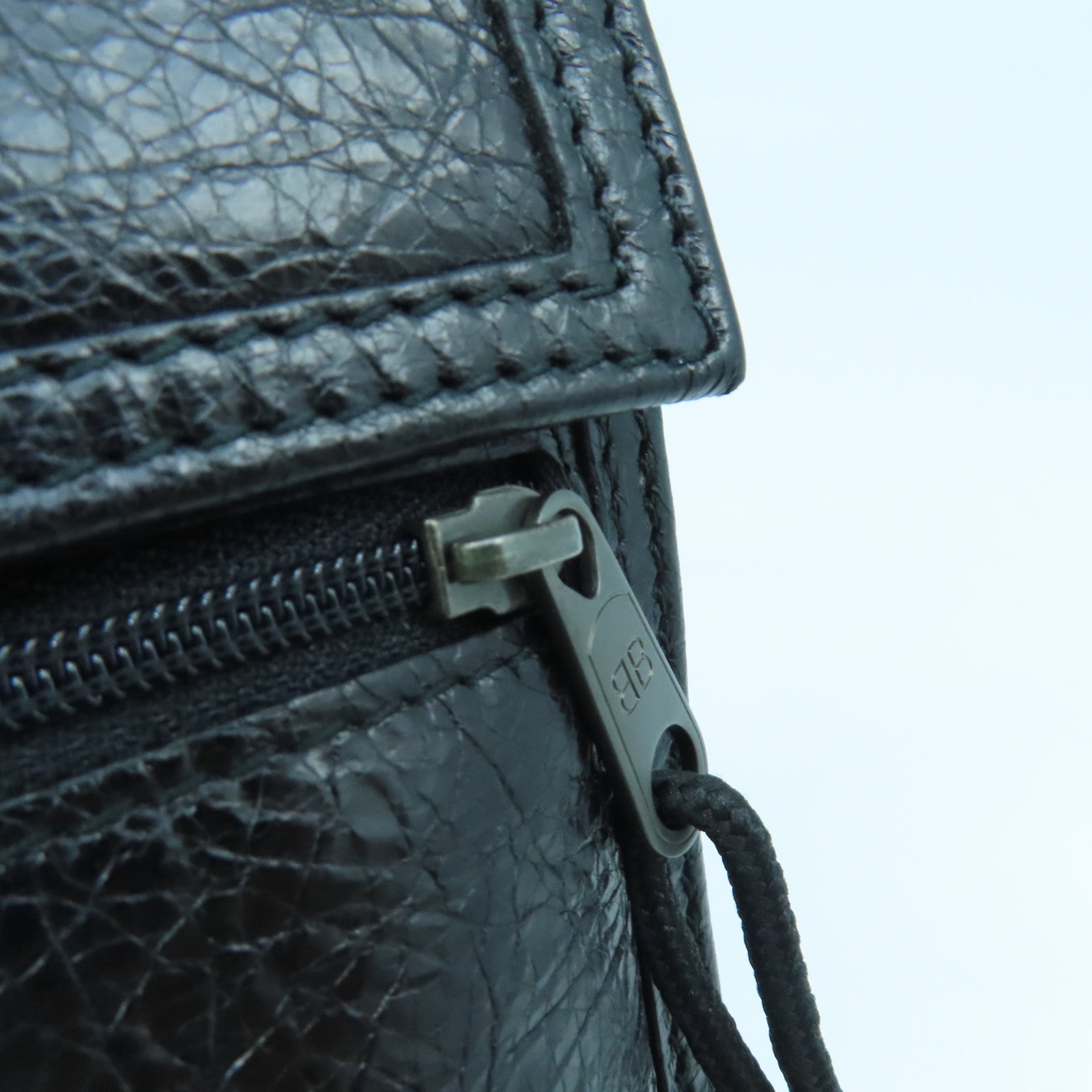 BALENCIAGA 羊皮皮革Shoulder Bag肩背袋黑色
