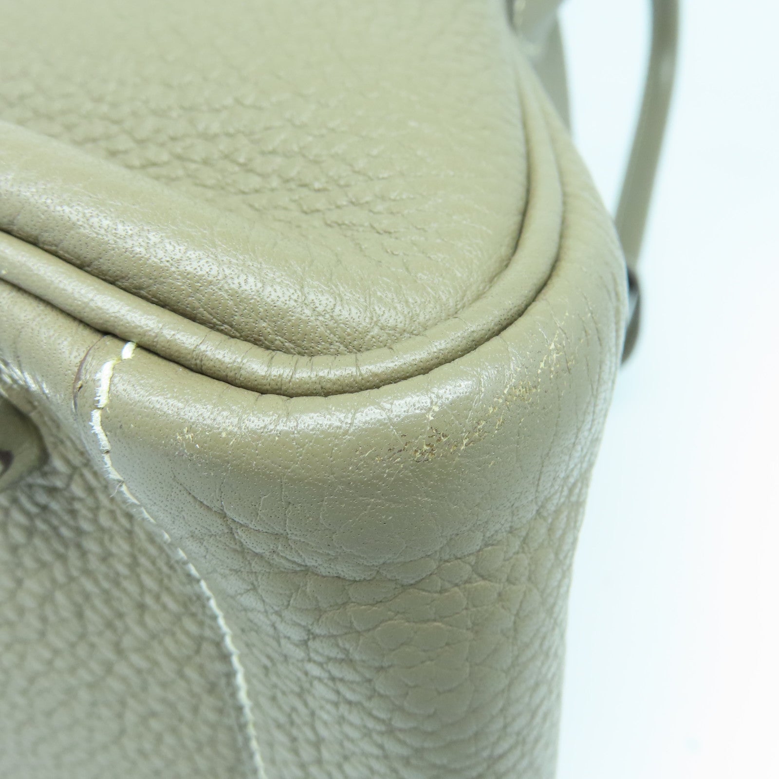HERMES Taurillon Clemence皮革Lindy 30银扣手挽肩背两用袋大象灰