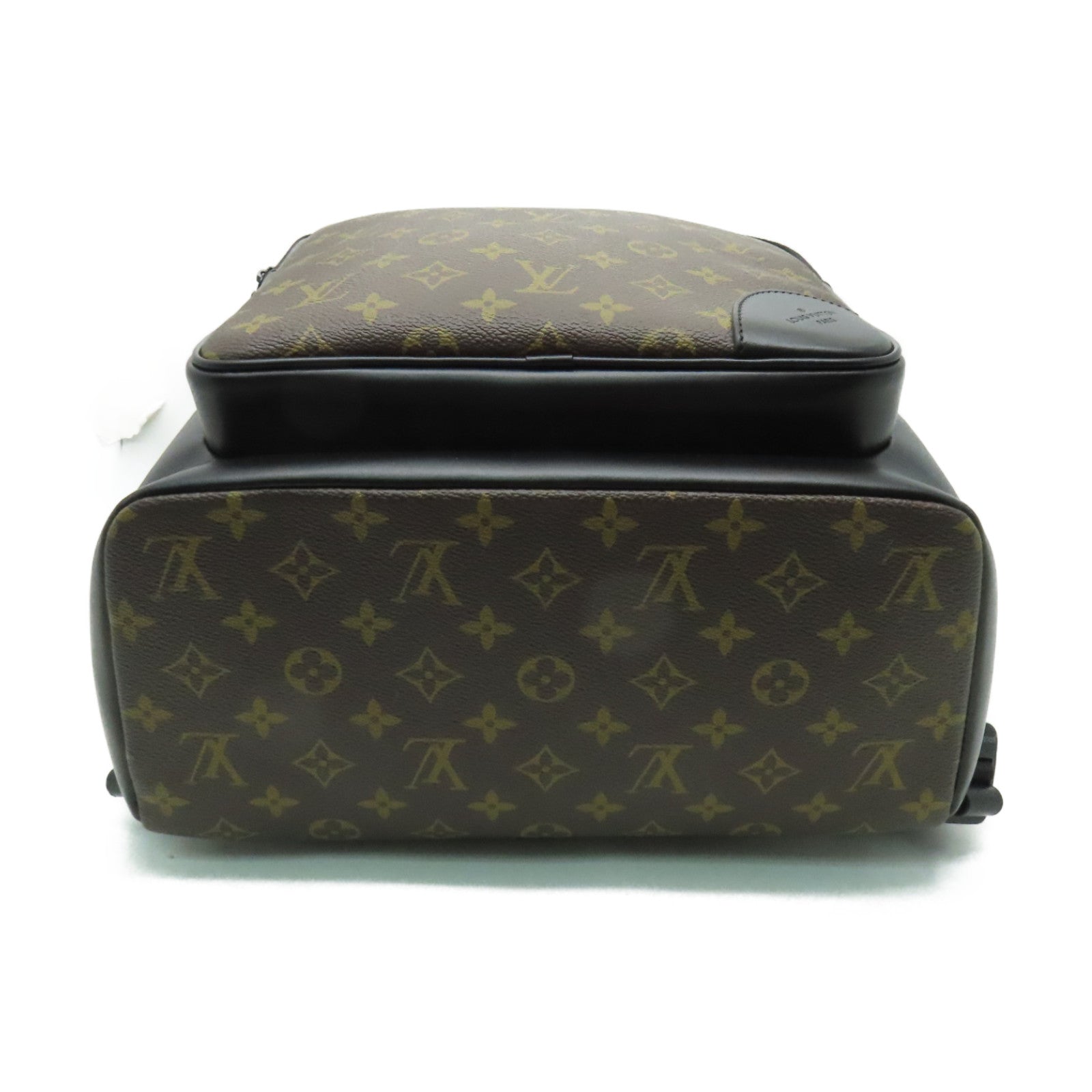 LOUIS VUITTON Monogram Macassar Dean Backpack背包黒色/棕色
