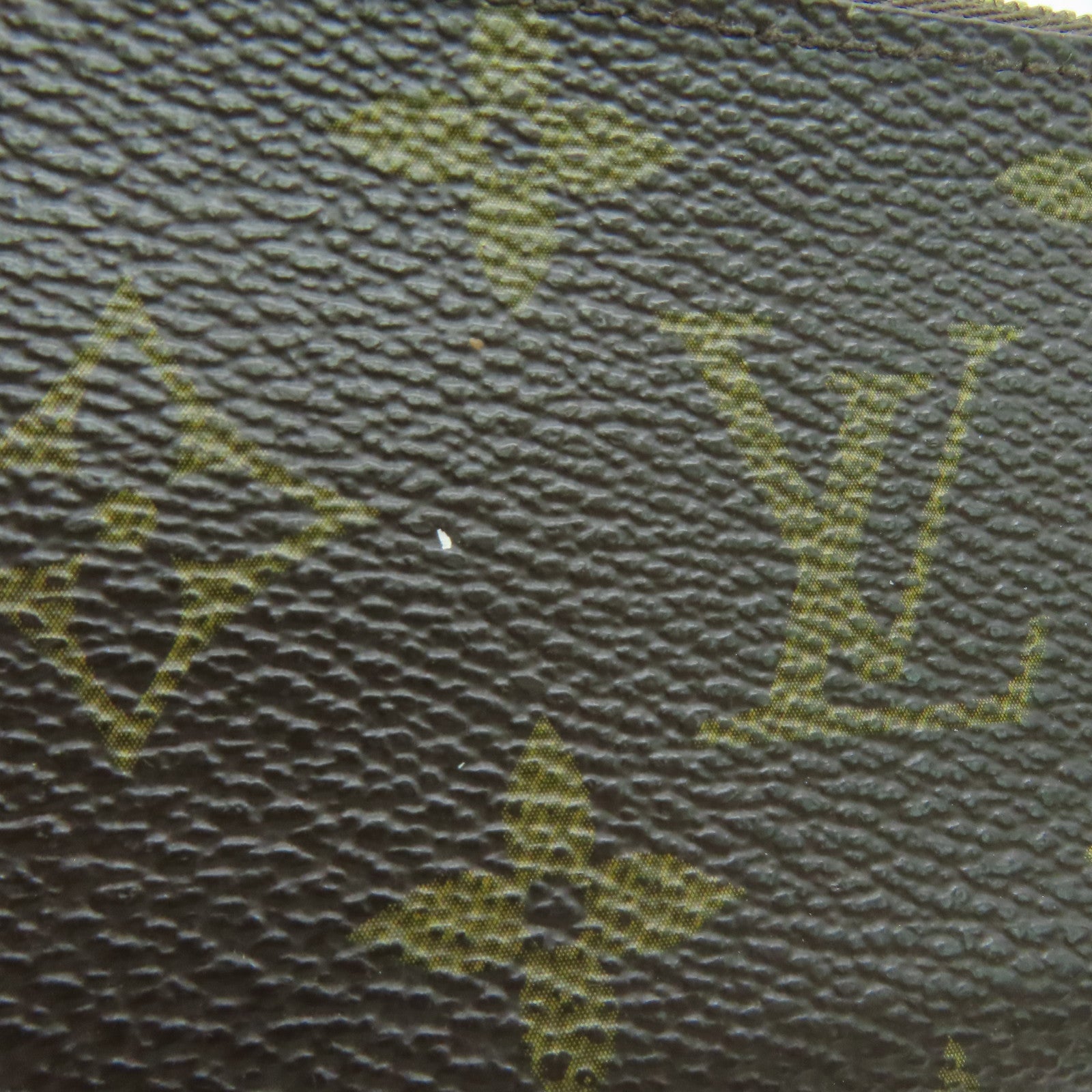 LOUIS VUITTON Monogram Conis Case金扣零钱包啡色
