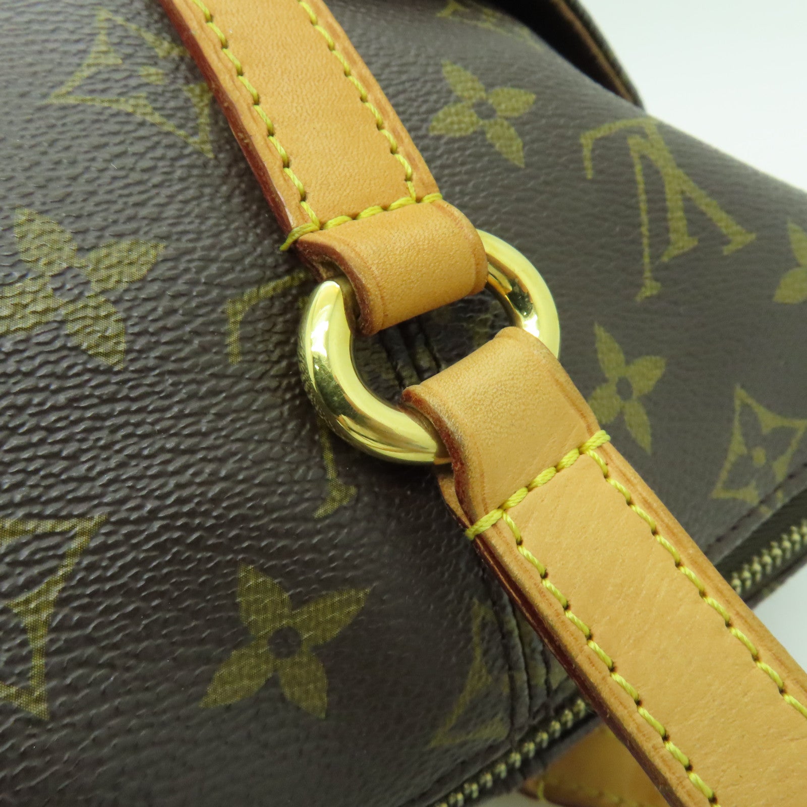 LOUIS VUITTON 【激減優惠】Monogram Totally GM金扣肩背袋棕色