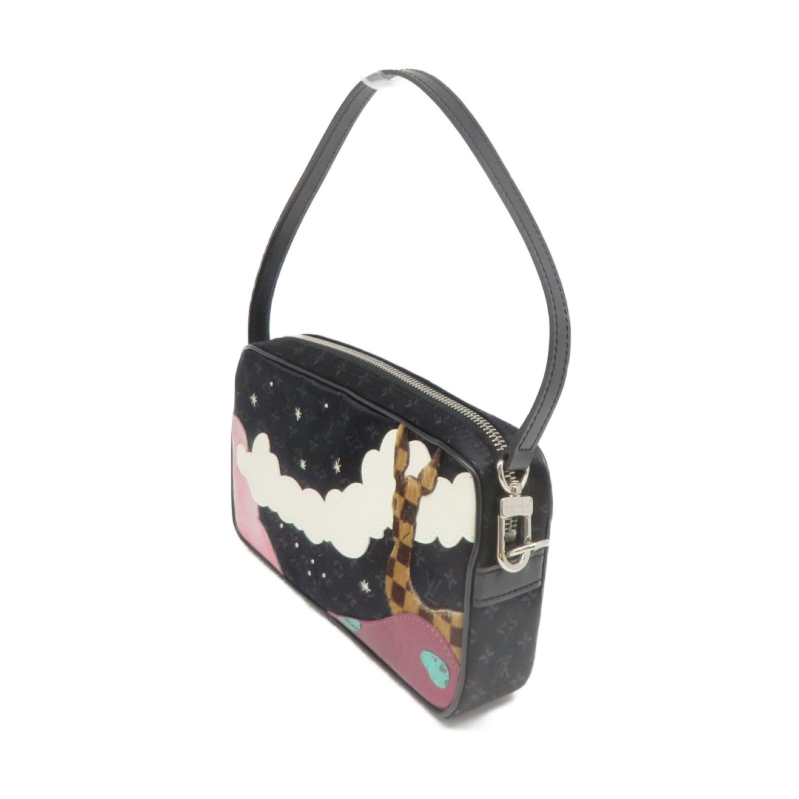LOUIS VUITTON Monogram-Mini Conte De Fees Pouch Shoulder Bag黑色