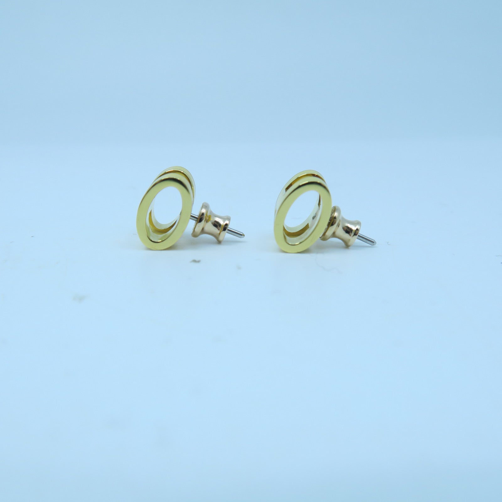 HERMES 金属Pop H Earrings耳环黄色/金色