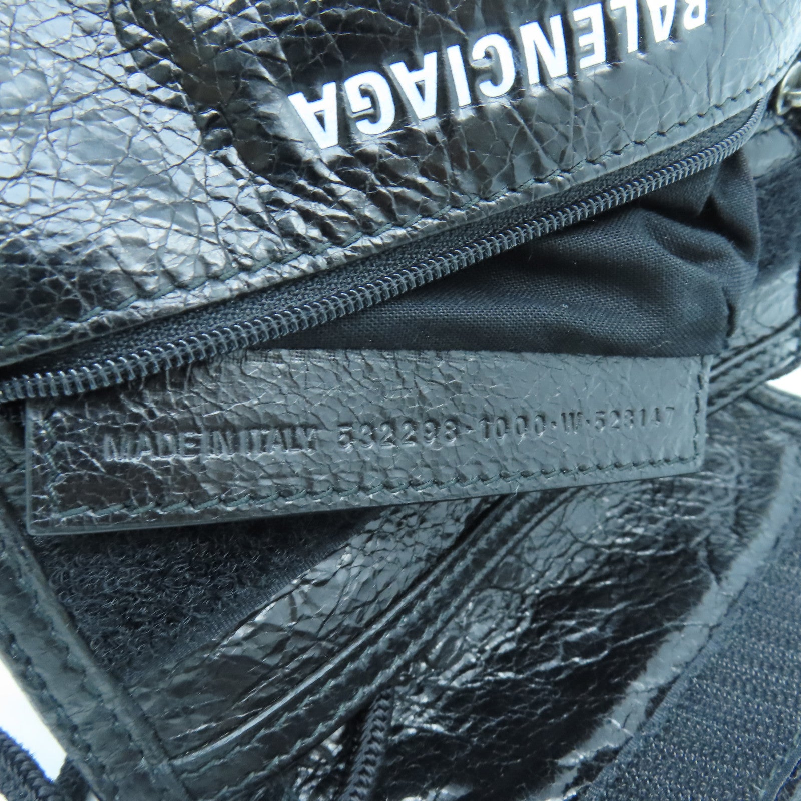 BALENCIAGA 羊皮皮革Shoulder Bag肩背袋黑色