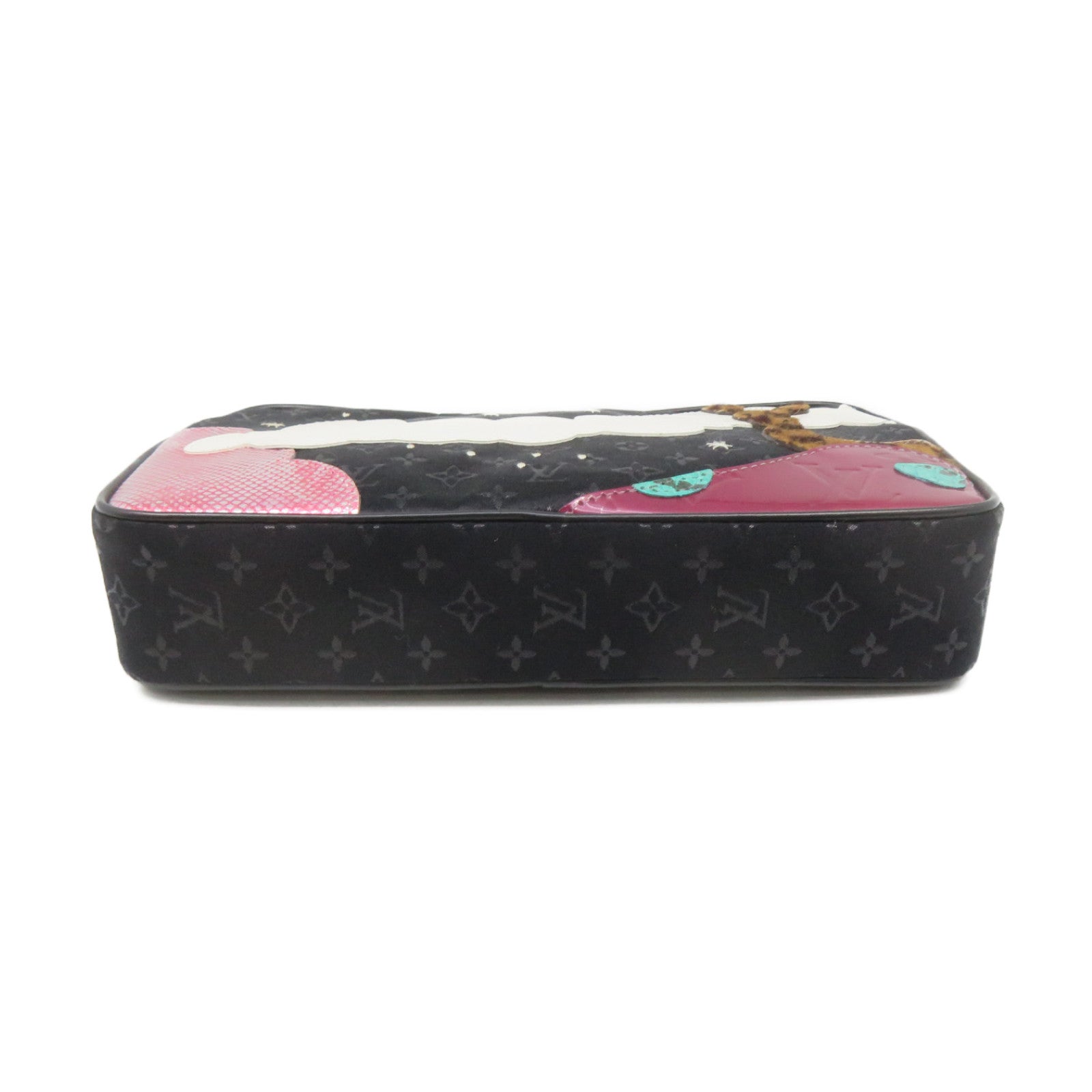 LOUIS VUITTON Monogram-Mini Conte De Fees Pouch Shoulder Bag黑色