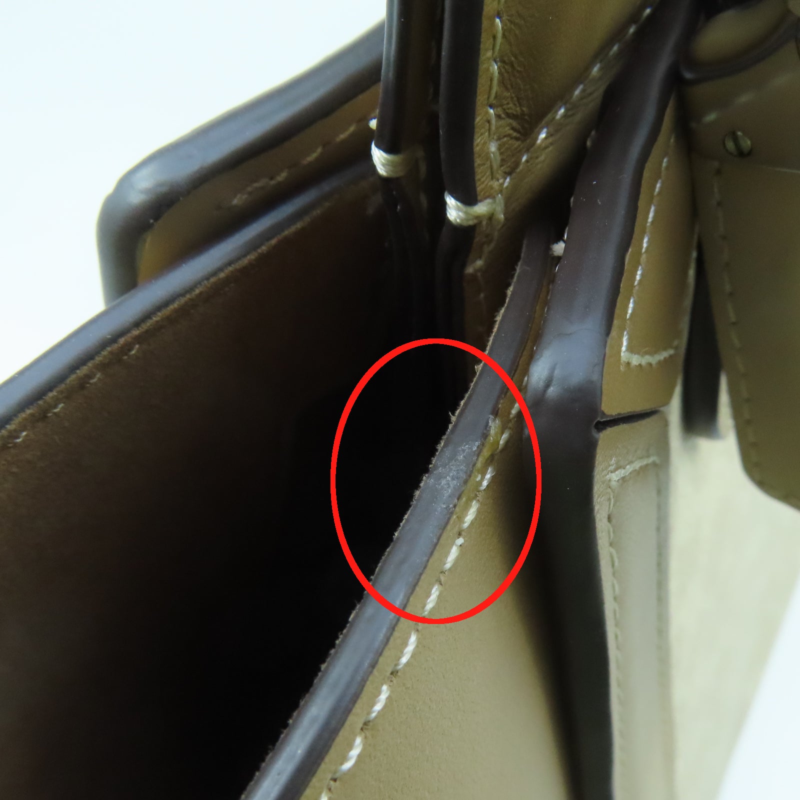 COACH 【激減優惠】塗層帆布Handbag銀扣手挽袋米色