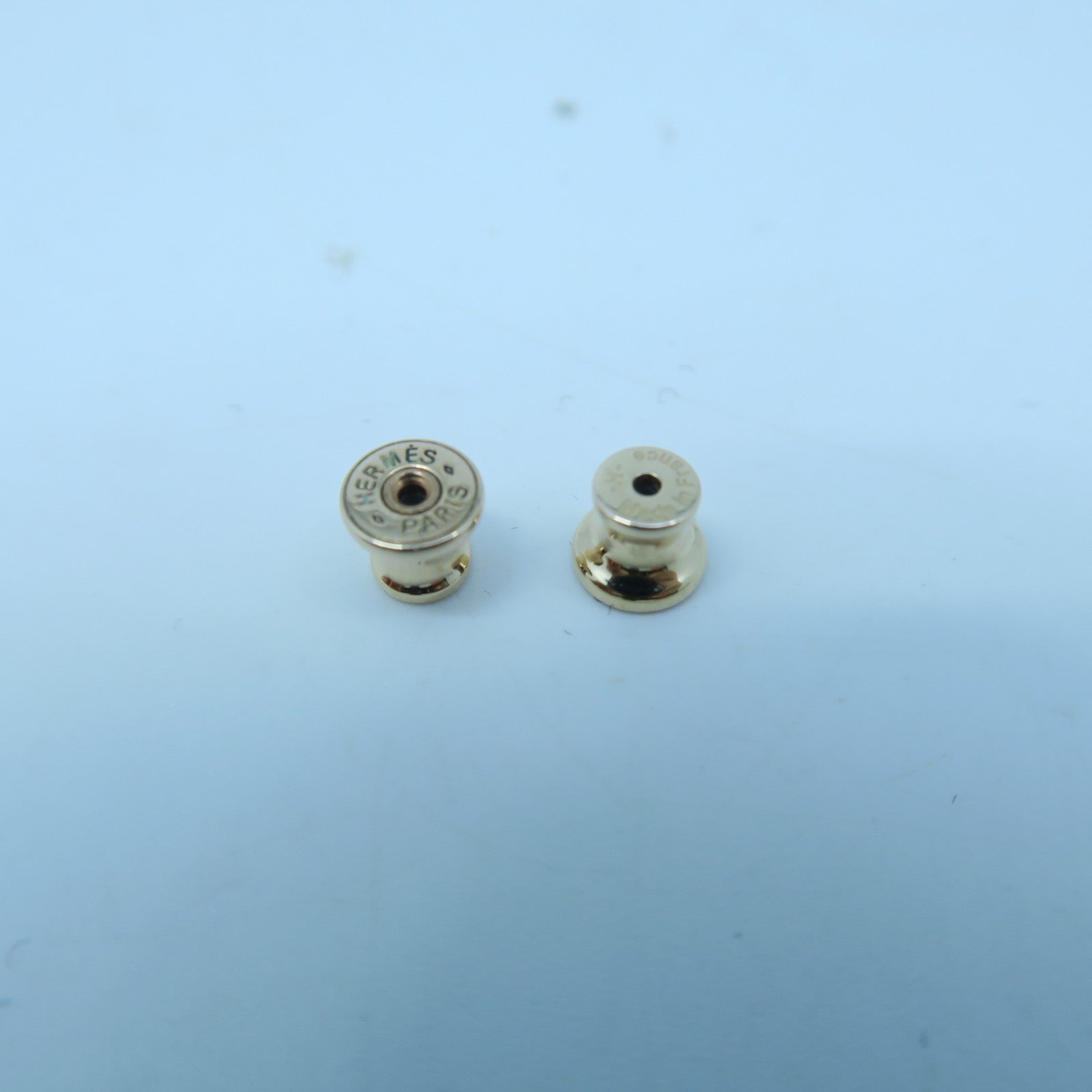 HERMES 金属Pop H Earrings耳环黄色/金色
