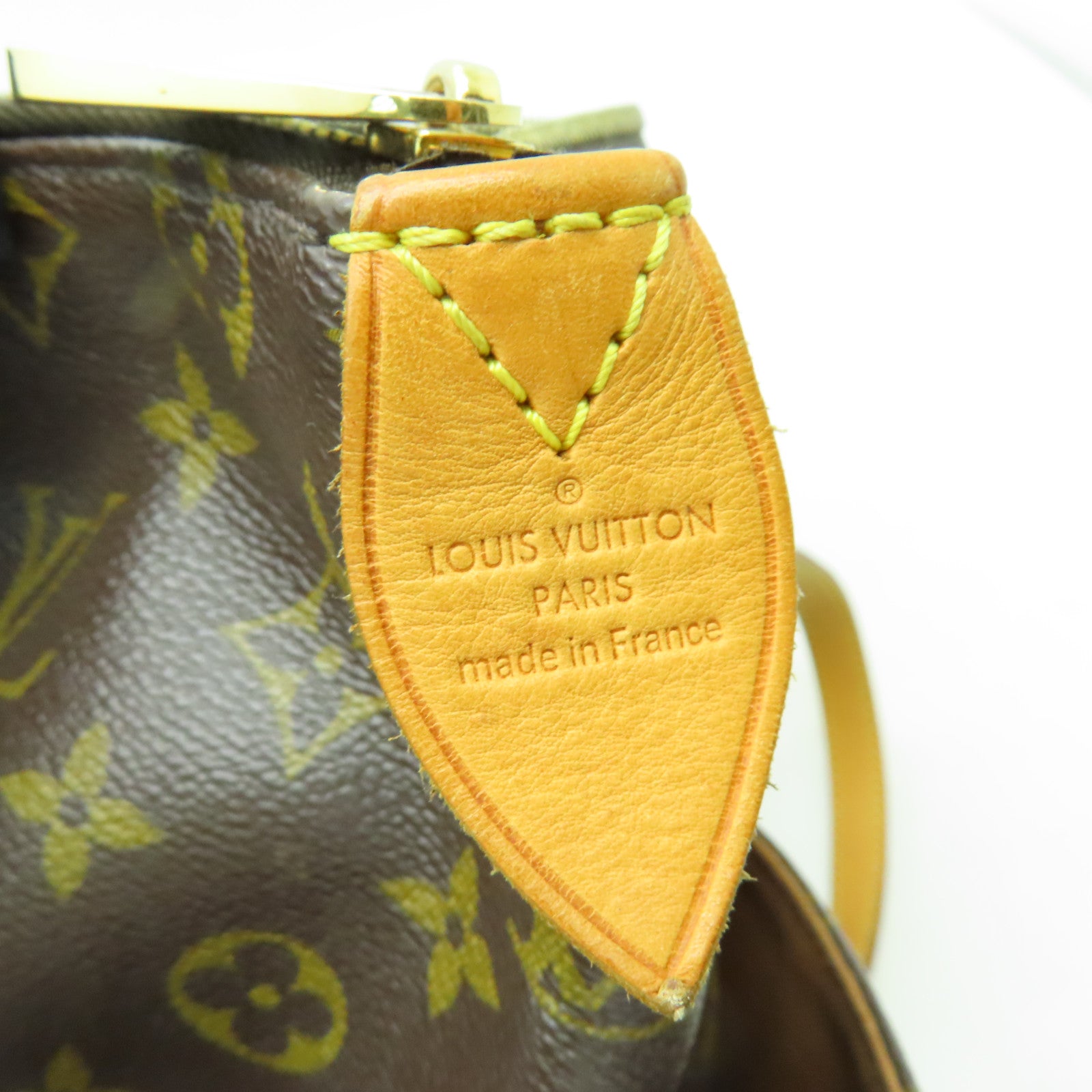 LOUIS VUITTON 【激減優惠】Monogram Totally GM金扣肩背袋棕色