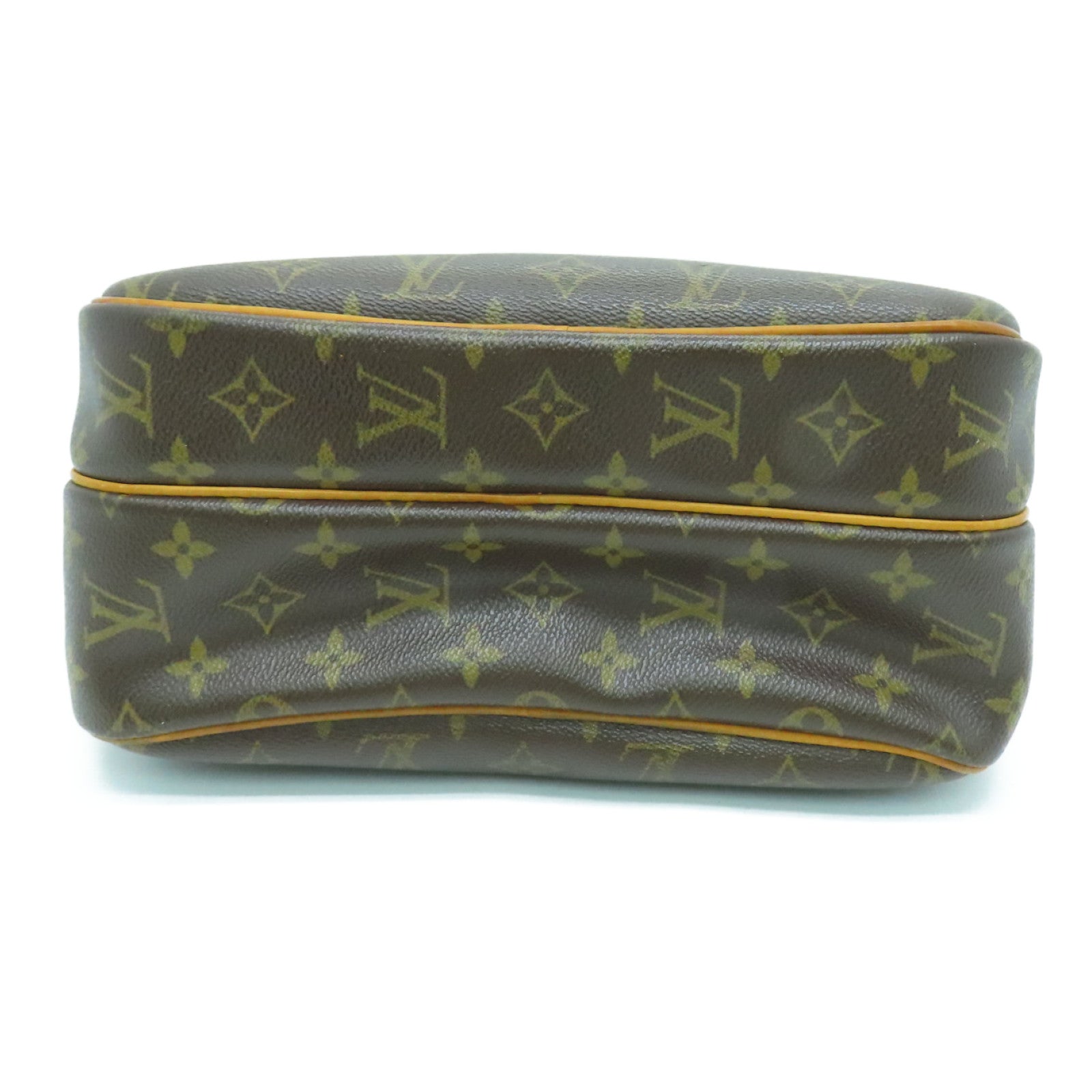 LOUIS VUITTON Monogram Reporter金扣肩背袋啡色
