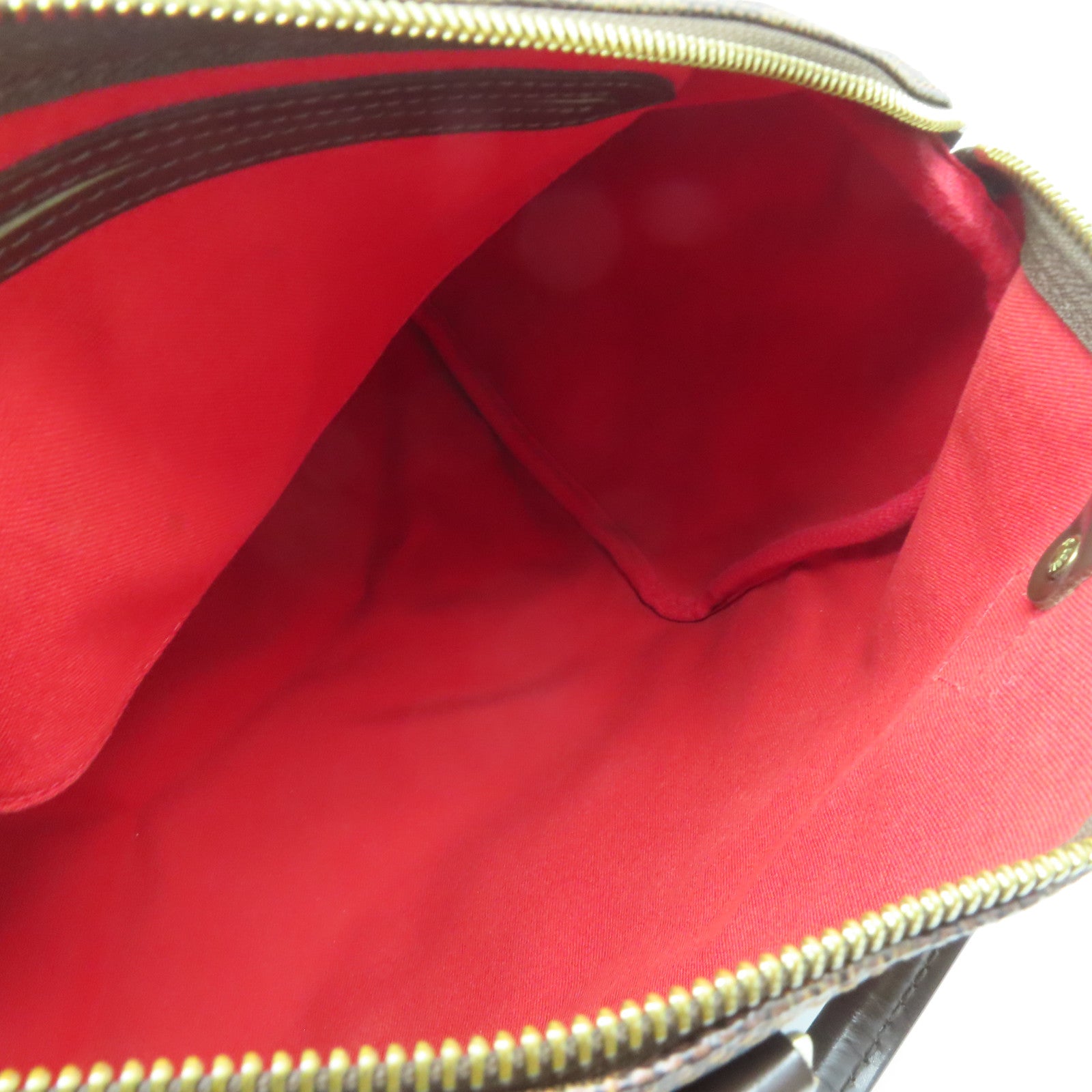 LOUIS VUITTON Damier Speedy 30金扣手挽袋啡色