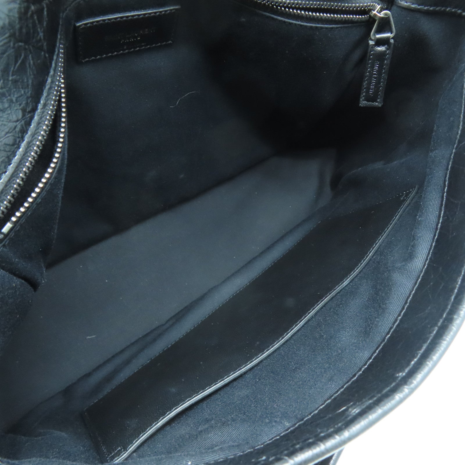 SAINT LAURENT 牛皮皮革Niki銀扣鏈帶肩背袋黑色
