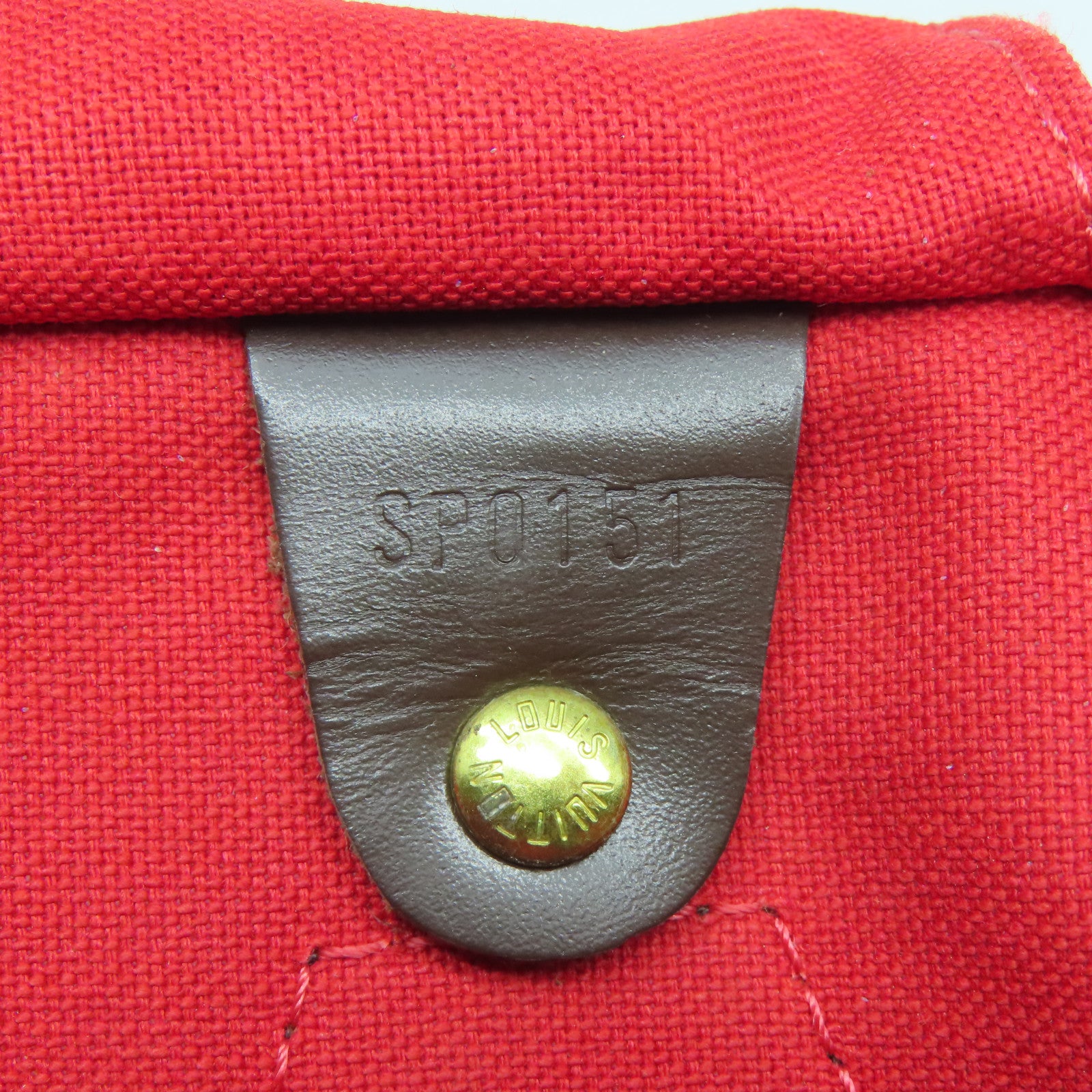LOUIS VUITTON Damier Speedy 30金扣手挽袋啡色