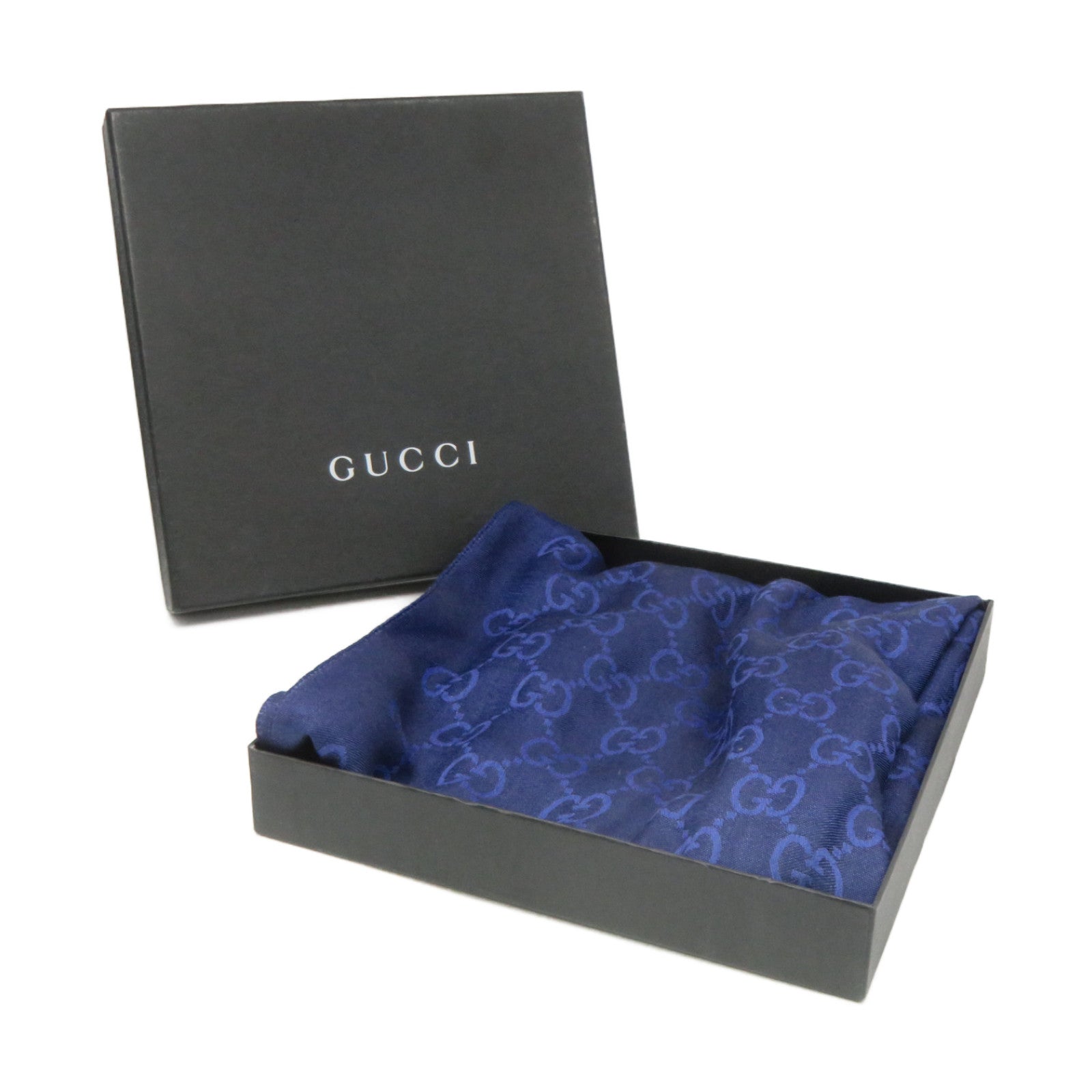GUCCI 羊绒Scarf围巾蓝色