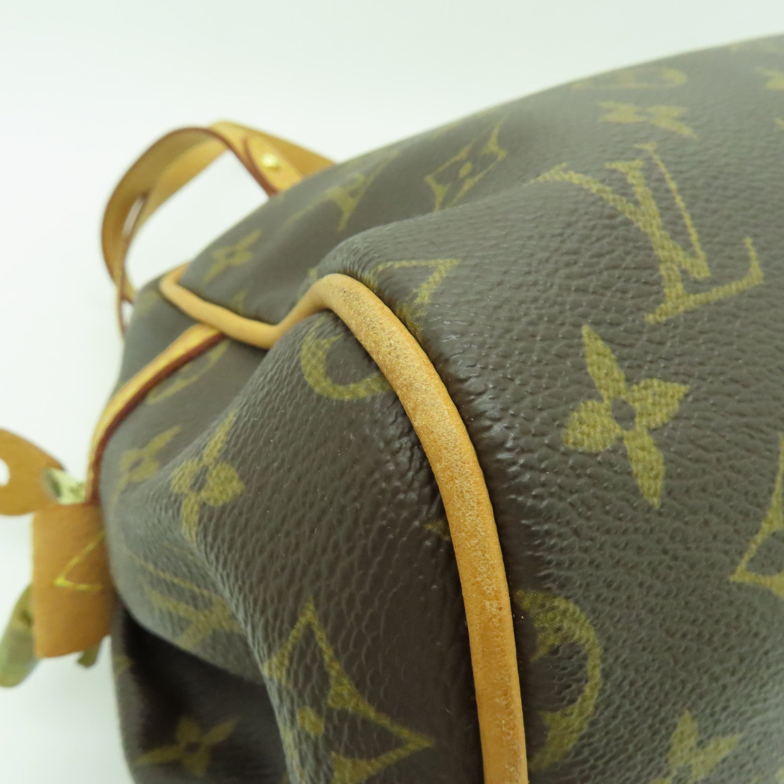 LOUIS VUITTON 【激減優惠】Monogram Montorgueil PM金扣肩背袋棕色