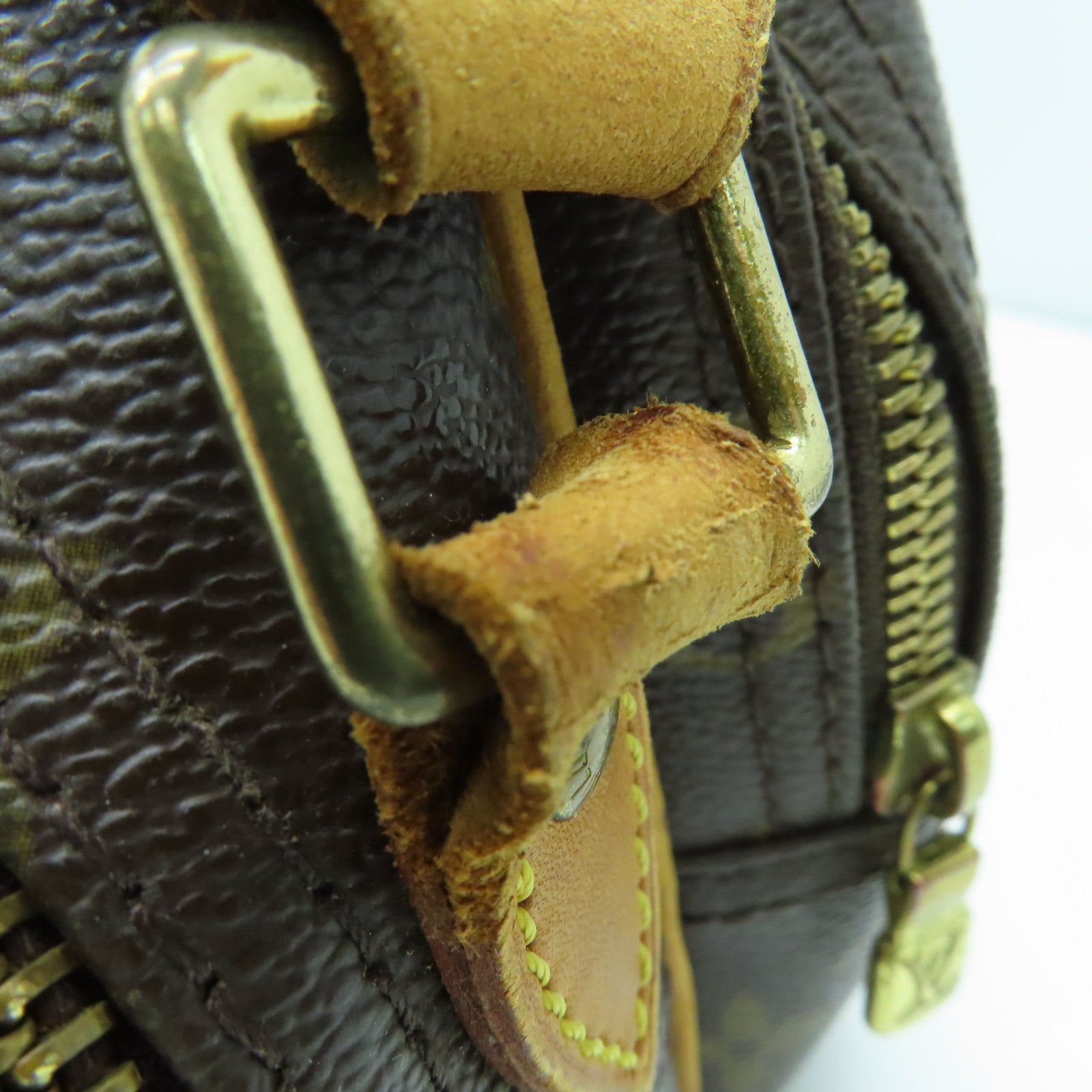LOUIS VUITTON Monogram Reporter金扣肩背袋啡色
