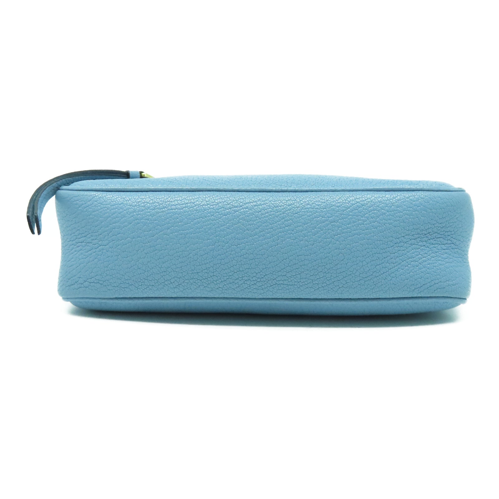 Miu Miu 牛皮皮革Shoulder Bag金扣肩背袋藍色