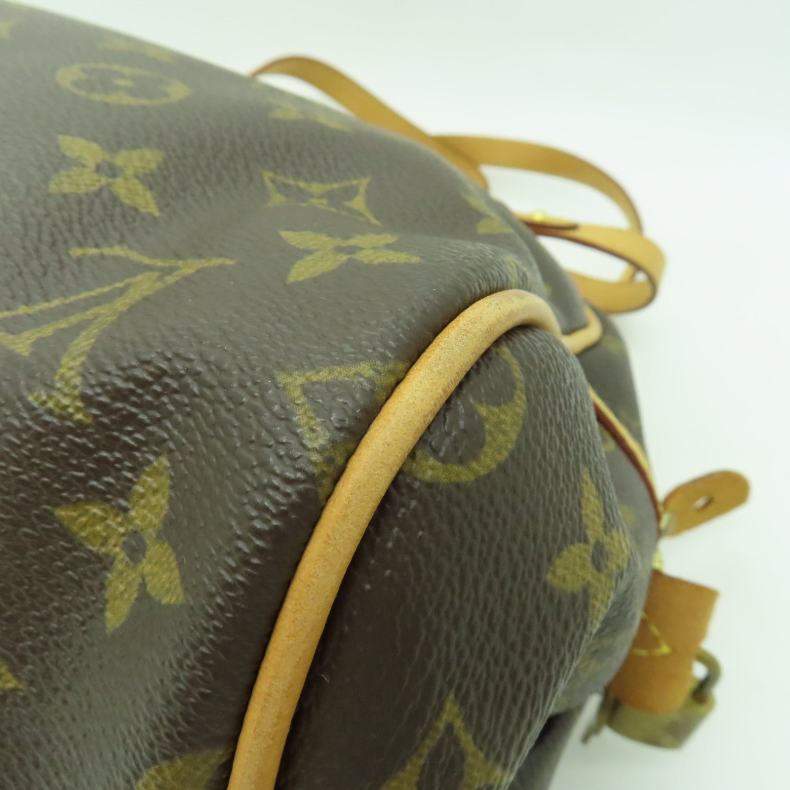 LOUIS VUITTON 【激減優惠】Monogram Montorgueil PM金扣肩背袋棕色