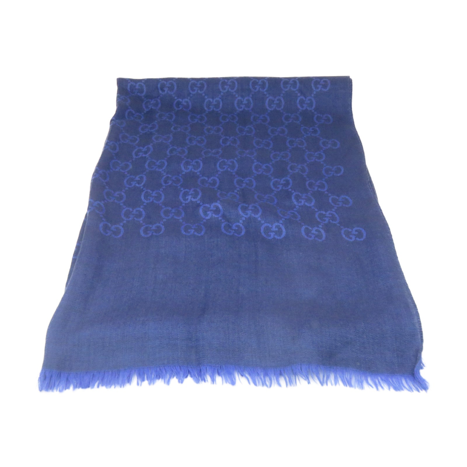 GUCCI 羊绒Scarf围巾蓝色