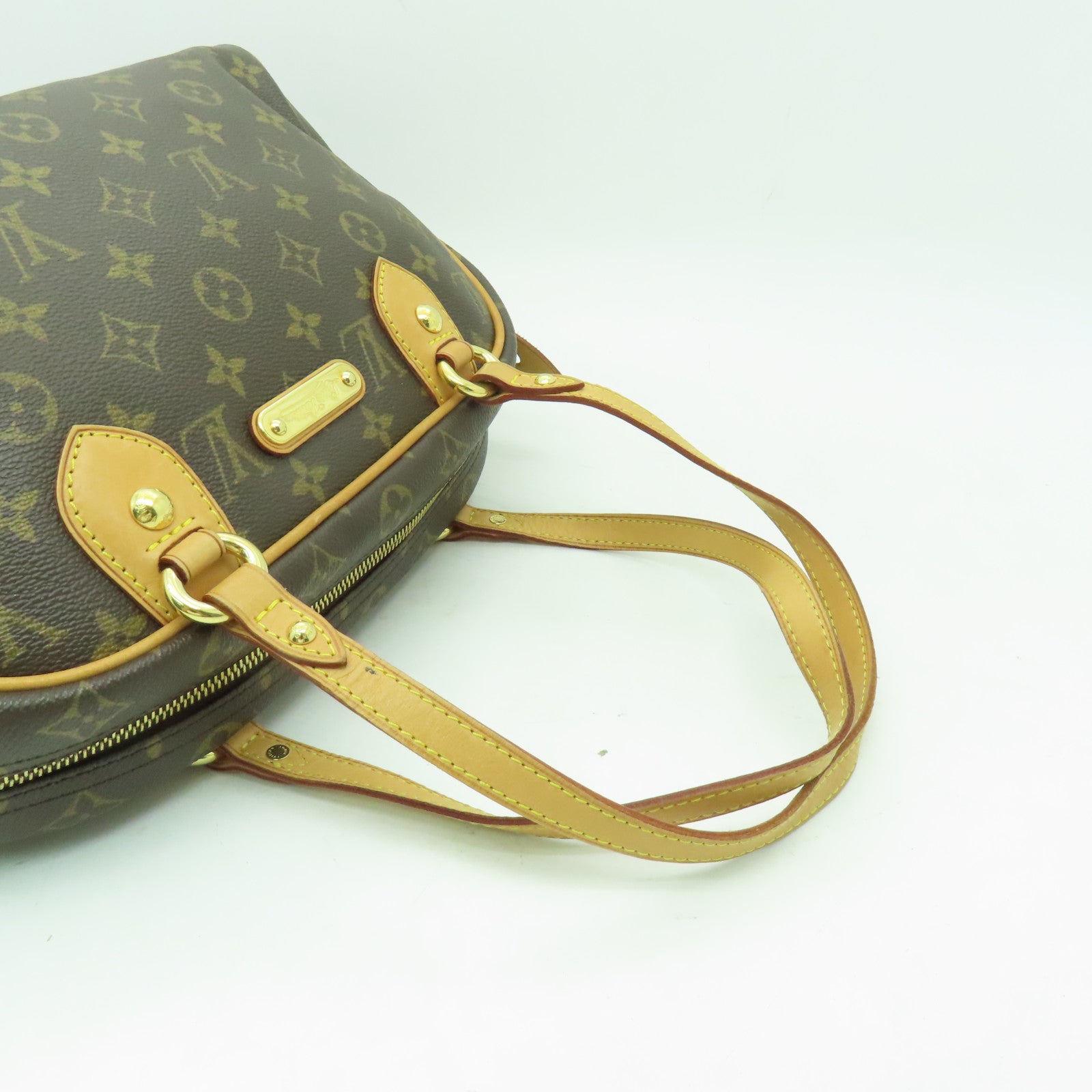 LOUIS VUITTON 【激減優惠】Monogram Montorgueil PM金扣肩背袋棕色