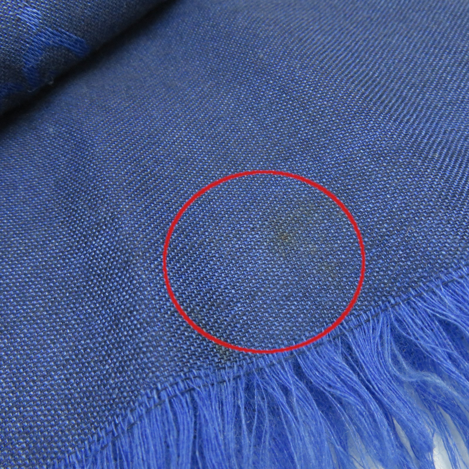 GUCCI 羊绒Scarf围巾蓝色