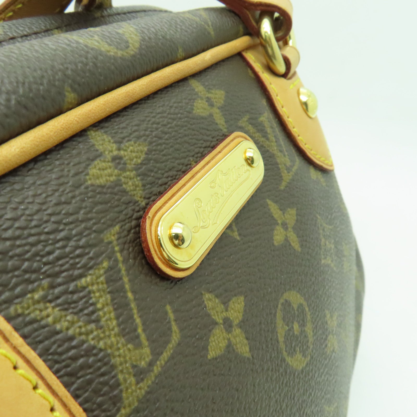 LOUIS VUITTON 【激減優惠】Monogram Montorgueil PM金扣肩背袋棕色