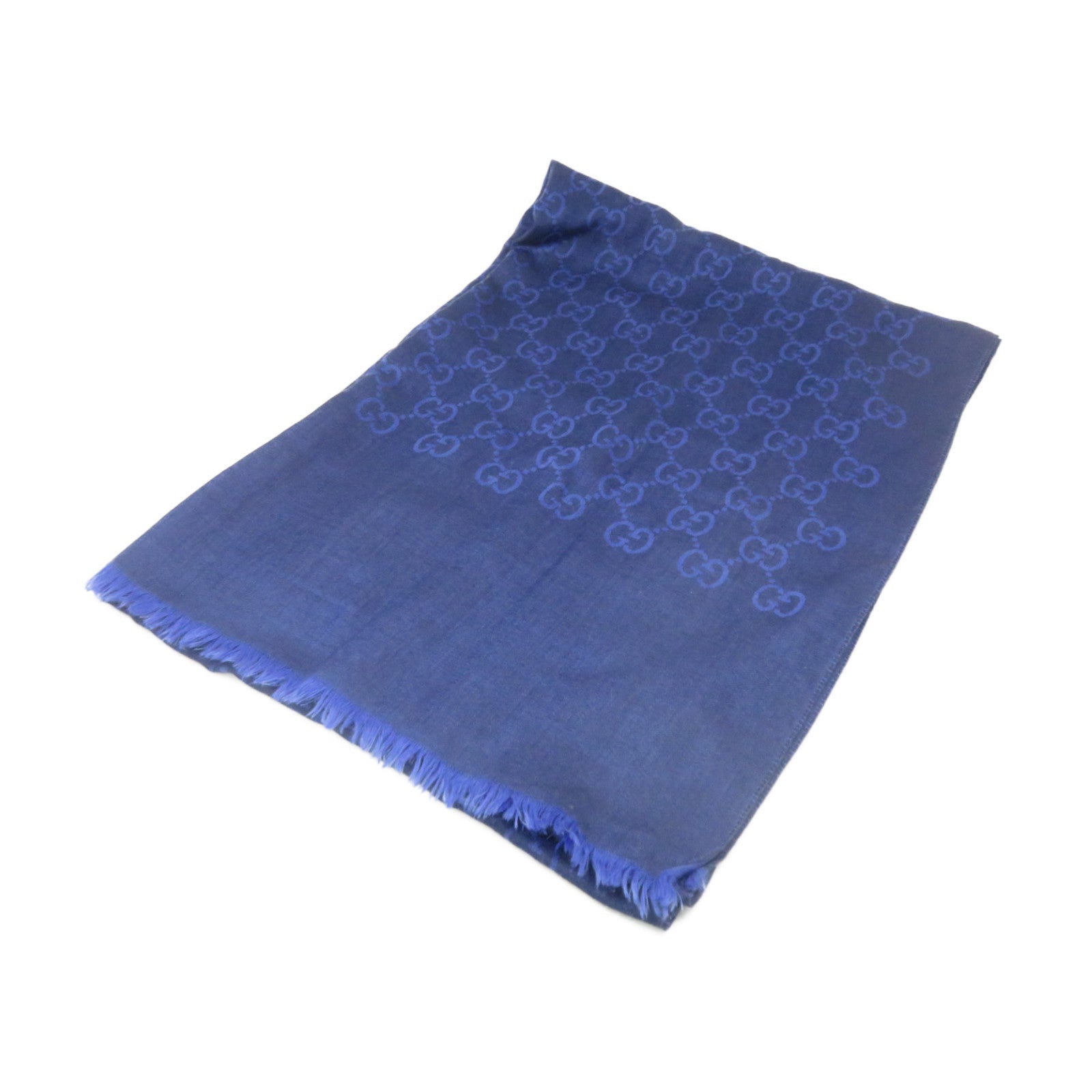 GUCCI 羊绒Scarf围巾蓝色