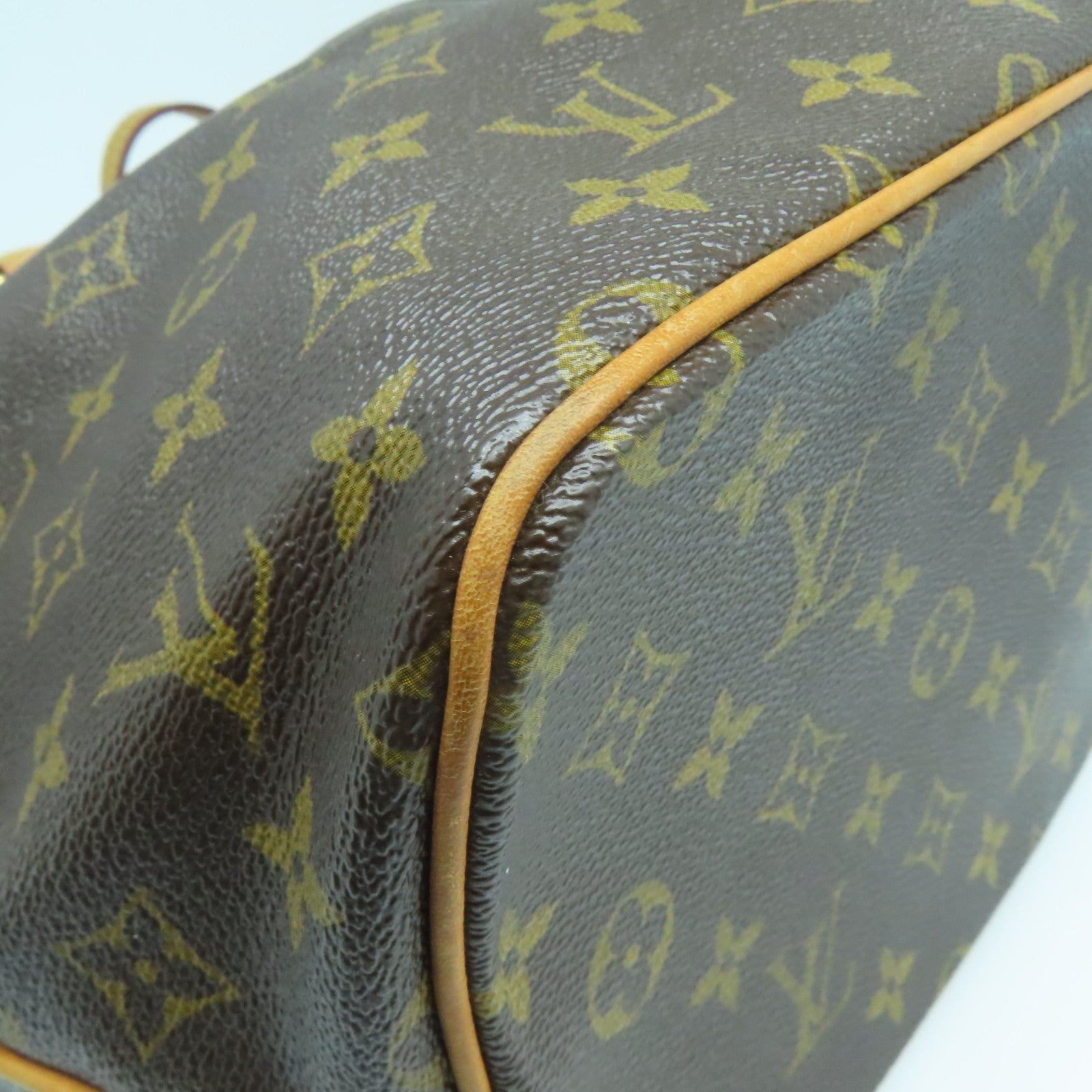 LOUIS VUITTON Monogram Palermo PM金扣手挽肩背兩用袋啡色