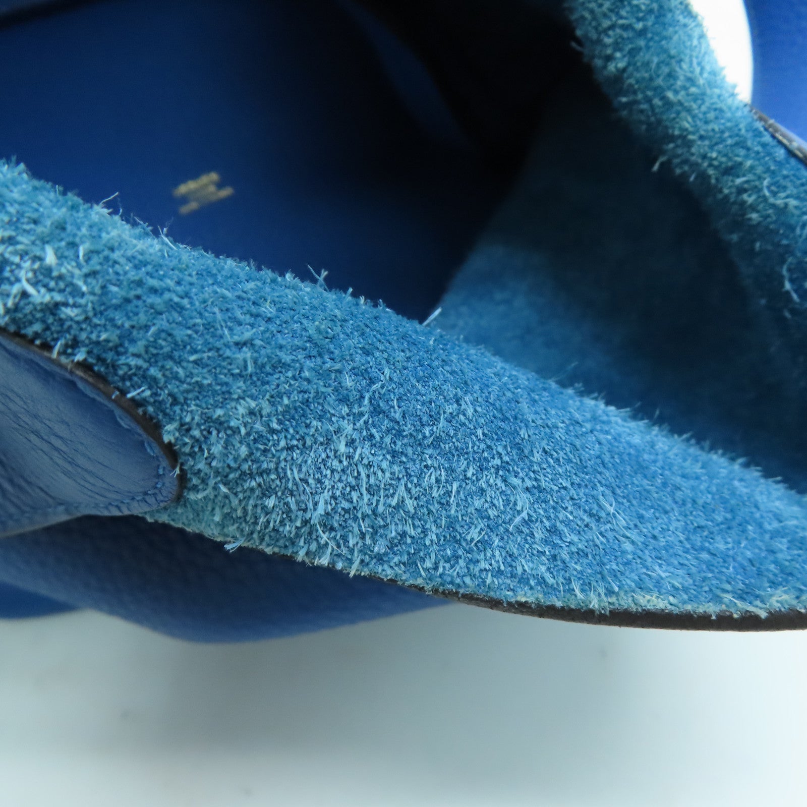 HERMES 【激減優惠】Clemence皮革Picotin MM金扣手挽袋Blue France/藍色