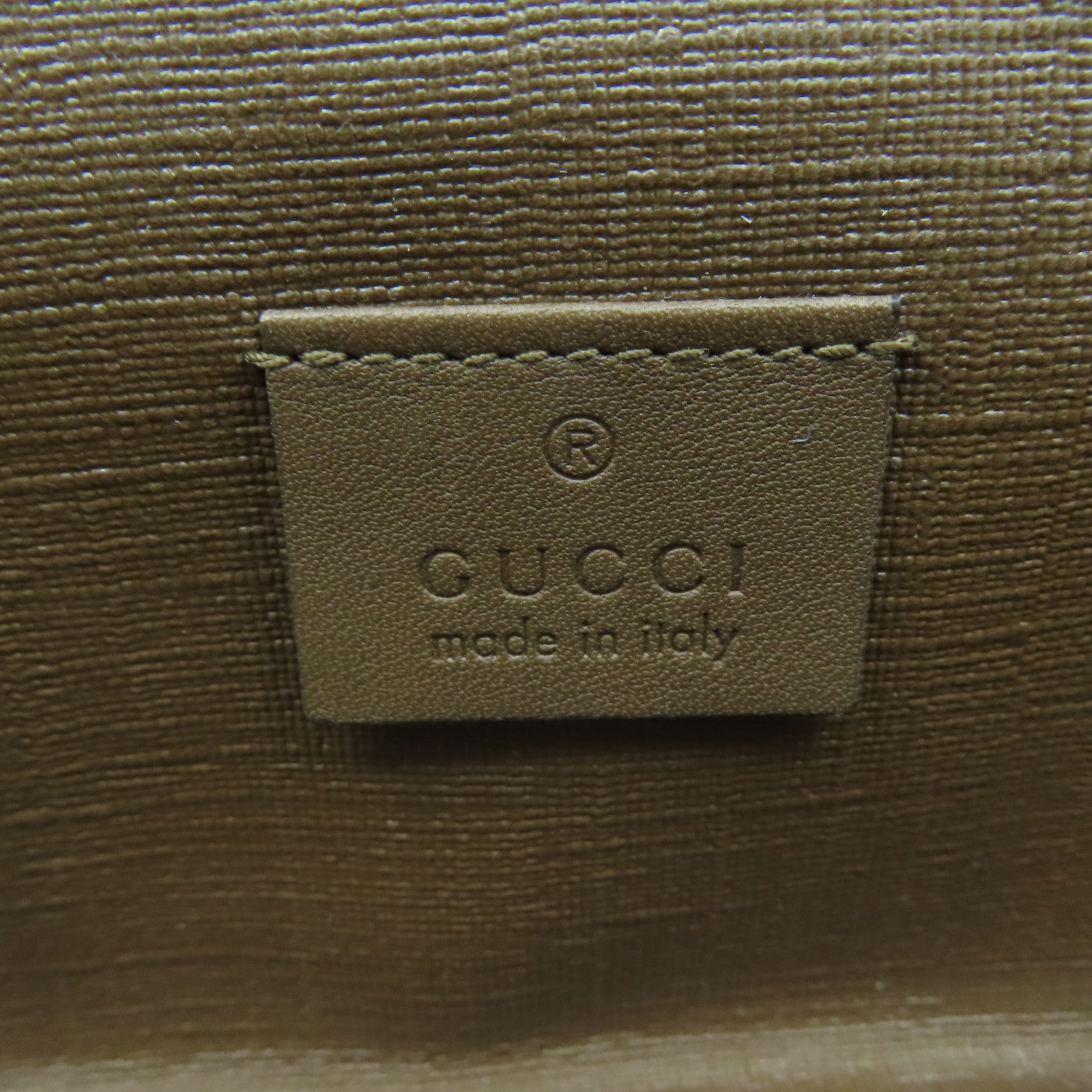 GUCCI 帆布Long Wallet金扣長錢包啡色