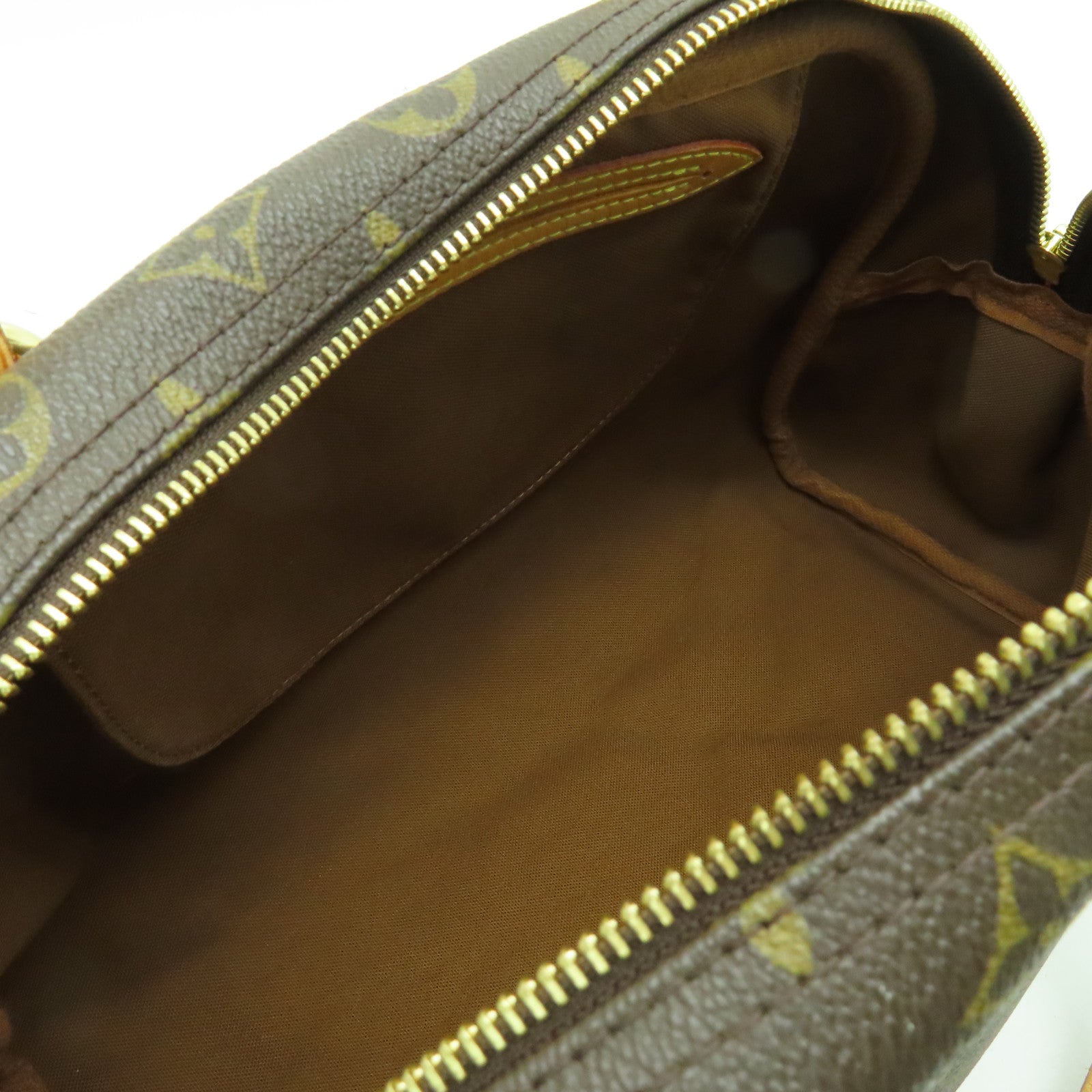LOUIS VUITTON 【激減優惠】Monogram Montorgueil PM金扣肩背袋棕色